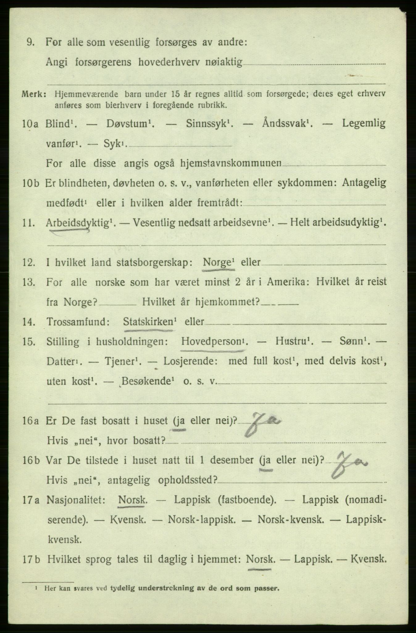 SATØ, 1920 census for Måsøy, 1920, p. 1289