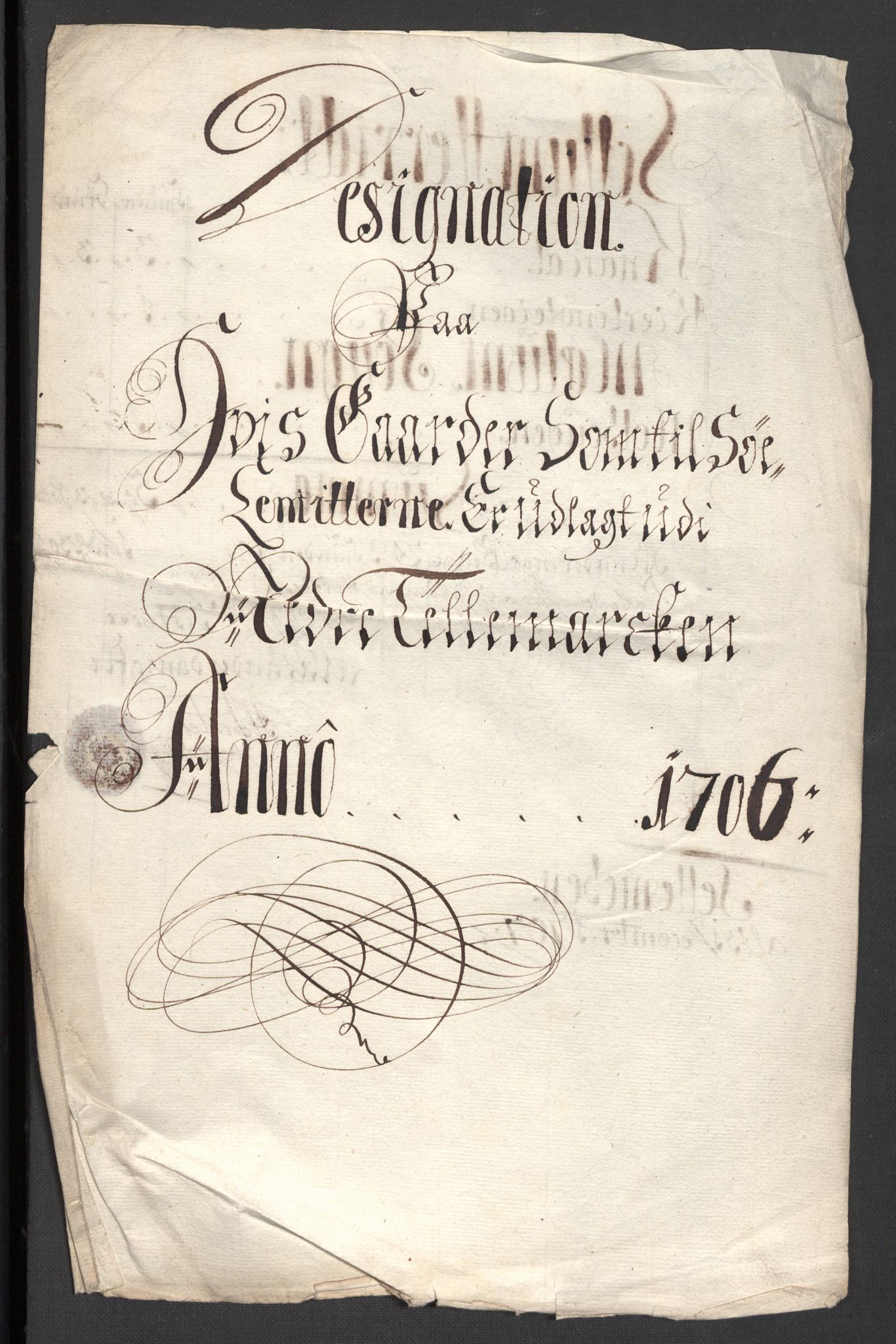 Rentekammeret inntil 1814, Reviderte regnskaper, Fogderegnskap, RA/EA-4092/R36/L2117: Fogderegnskap Øvre og Nedre Telemark og Bamble, 1707, p. 528