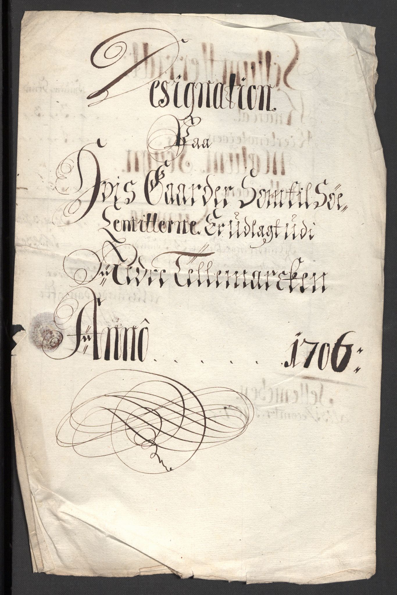 Rentekammeret inntil 1814, Reviderte regnskaper, Fogderegnskap, AV/RA-EA-4092/R36/L2117: Fogderegnskap Øvre og Nedre Telemark og Bamble, 1707, p. 528