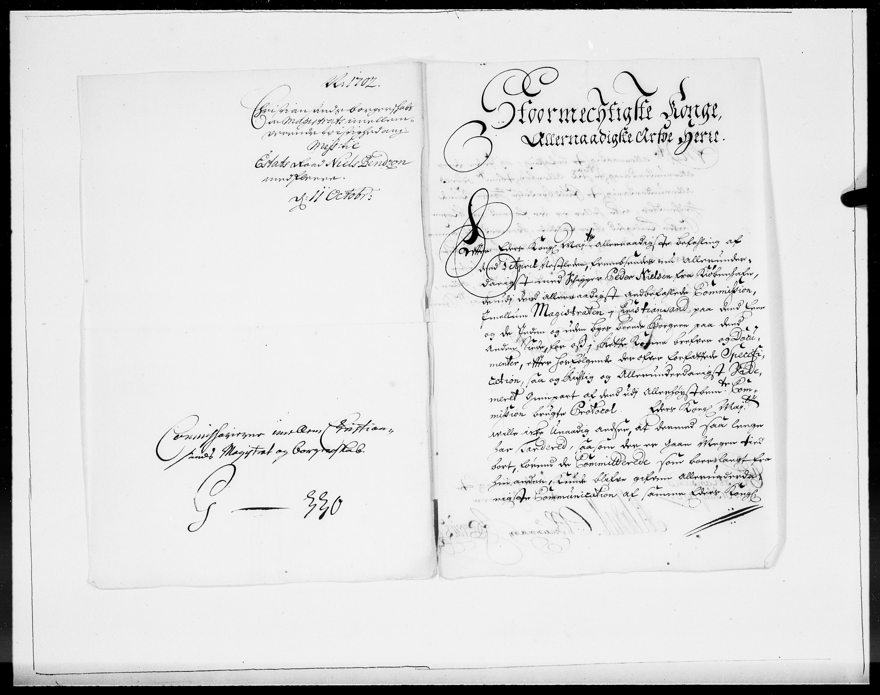 Danske Kanselli 1572-1799, AV/RA-EA-3023/F/Fc/Fcc/Fcca/L0053: Norske innlegg 1572-1799, 1702, p. 189