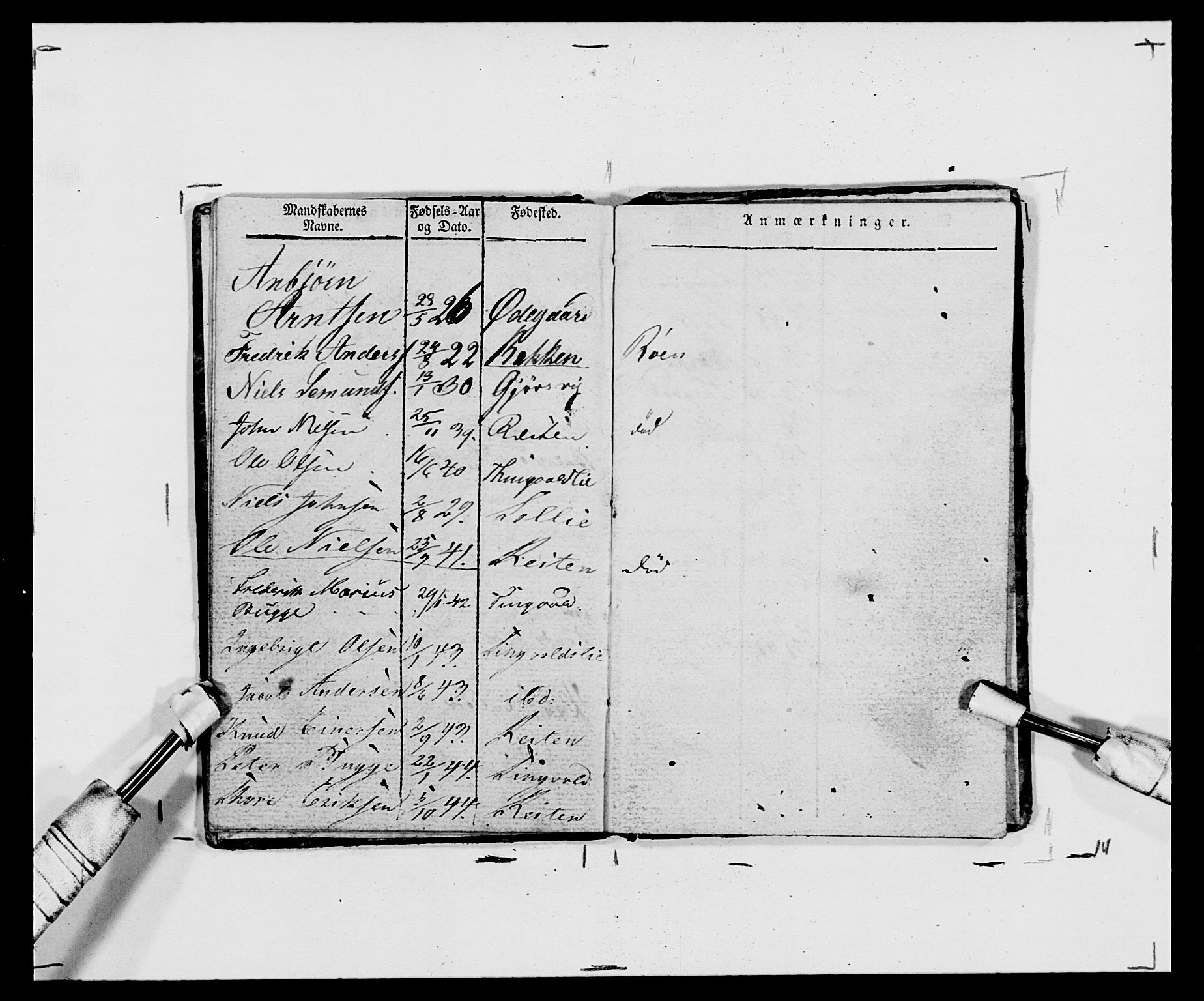 Generalitets- og kommissariatskollegiet, Det kongelige norske kommissariatskollegium, AV/RA-EA-5420/E/Eh/L0120: Tingvollske kompani, 1850-1870, p. 66