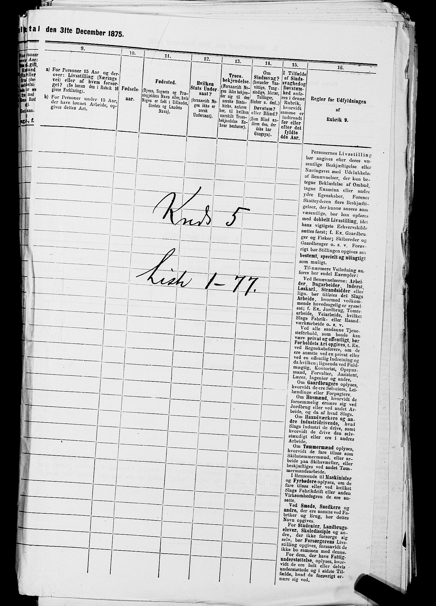 RA, 1875 census for 0238P Nannestad, 1875, p. 712