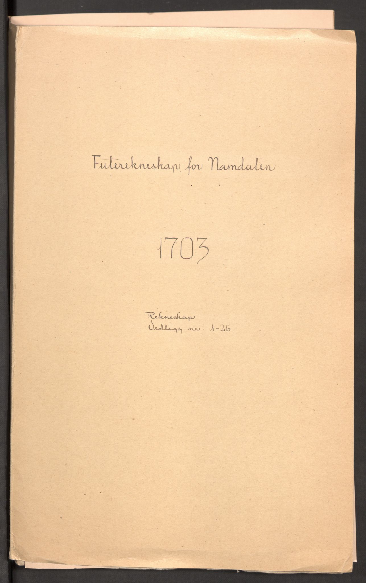 Rentekammeret inntil 1814, Reviderte regnskaper, Fogderegnskap, RA/EA-4092/R64/L4428: Fogderegnskap Namdal, 1703-1704, p. 2