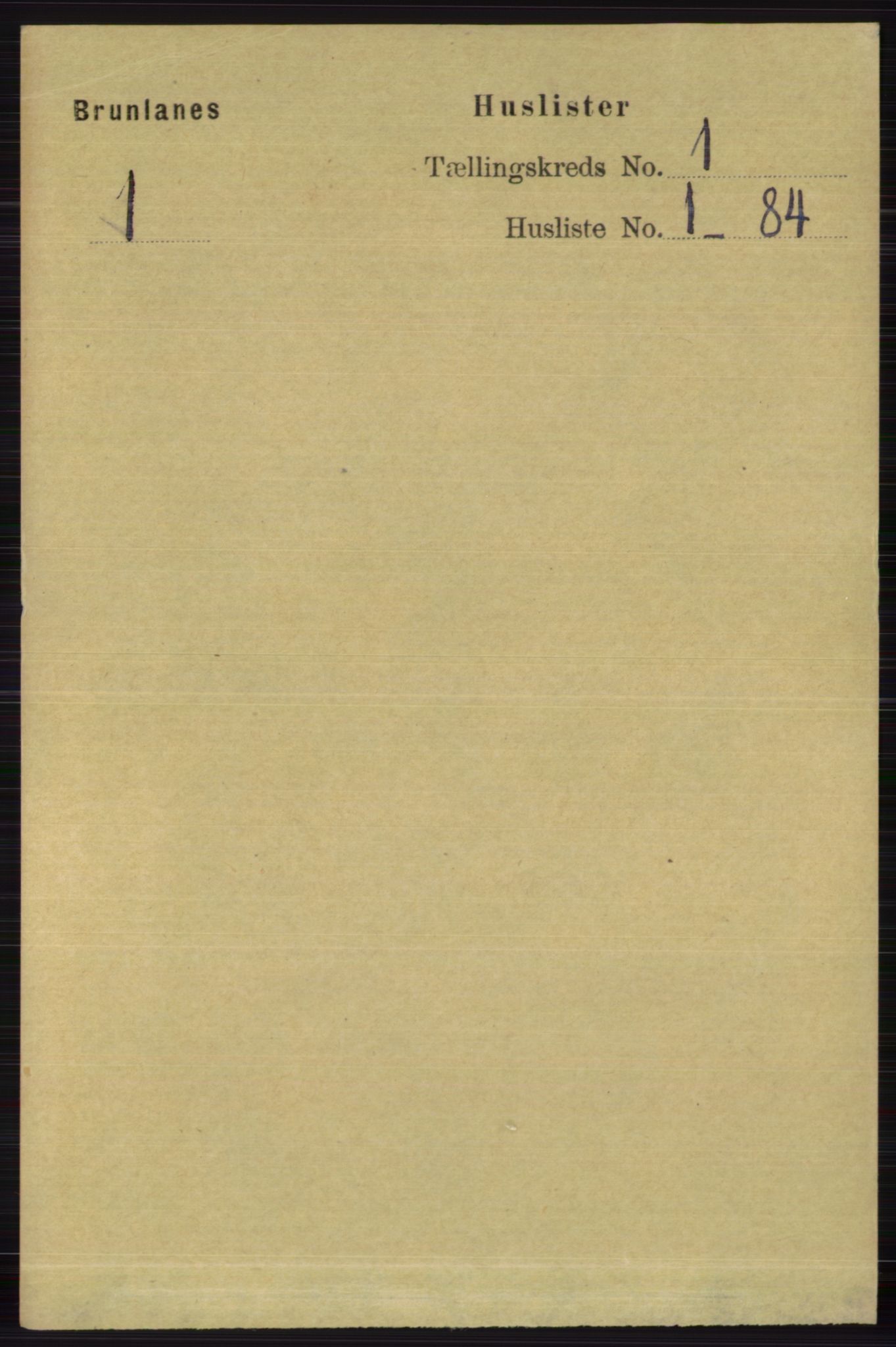 RA, 1891 census for 0726 Brunlanes, 1891, p. 35