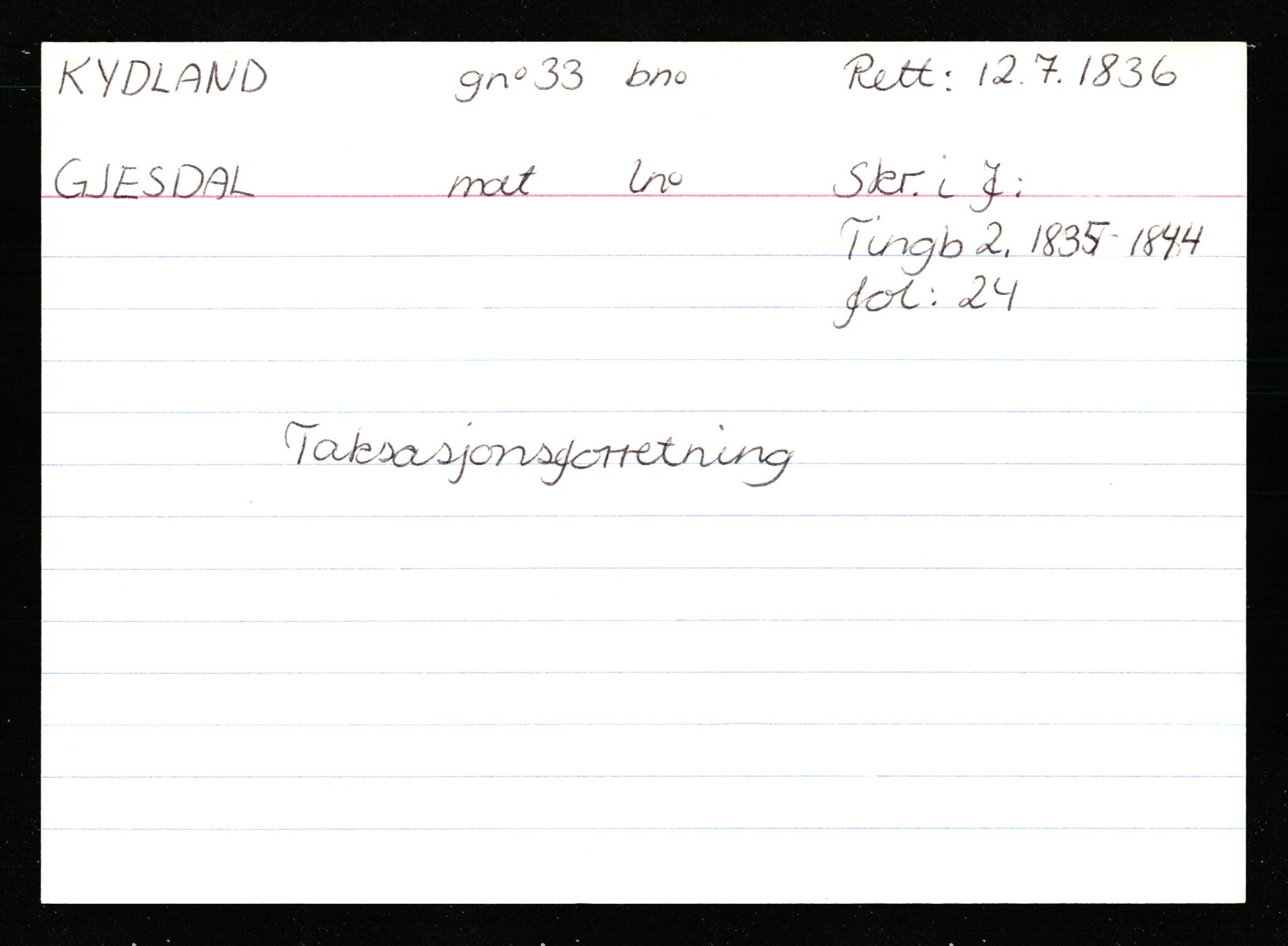 Statsarkivet i Stavanger, AV/SAST-A-101971/03/Y/Ym/L0033: Åstedskort sortert etter gårdsnavn: Kvelland - Lagestranden, 1600-1950, p. 336