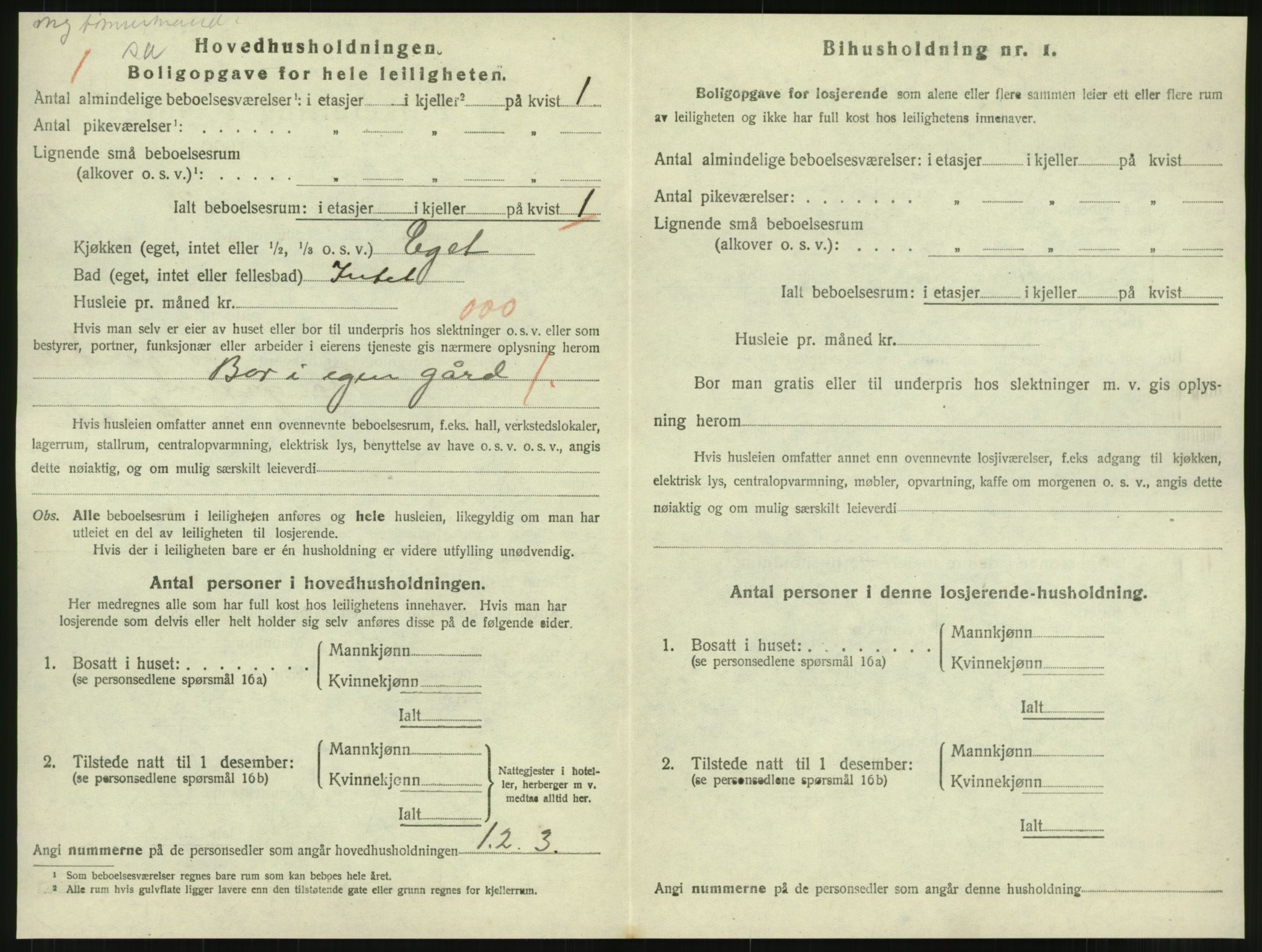 SAT, 1920 census for Namsos, 1920, p. 1788
