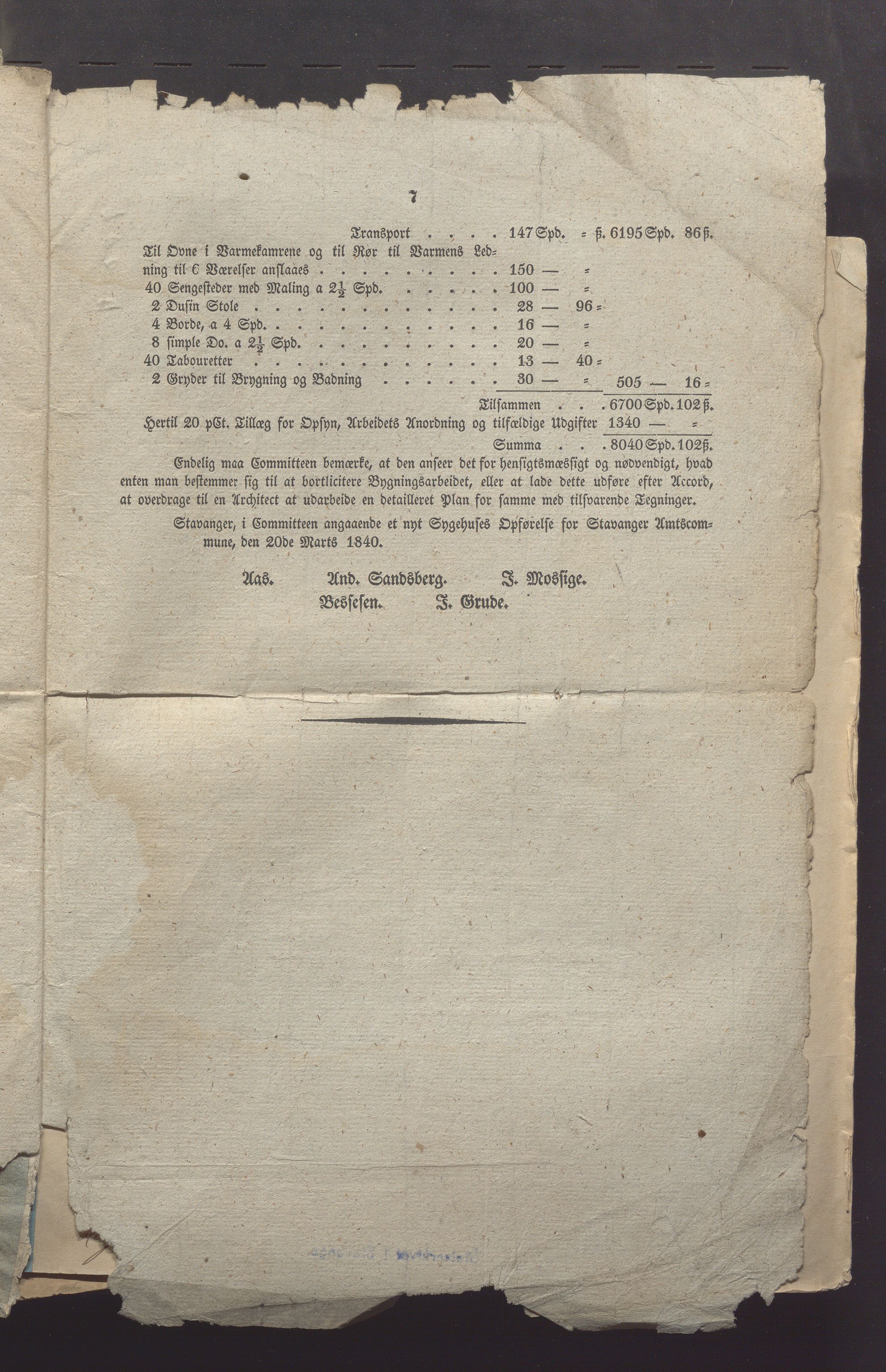 Rogaland fylkeskommune - Fylkesrådmannen , IKAR/A-900/A, 1838-1848, p. 54