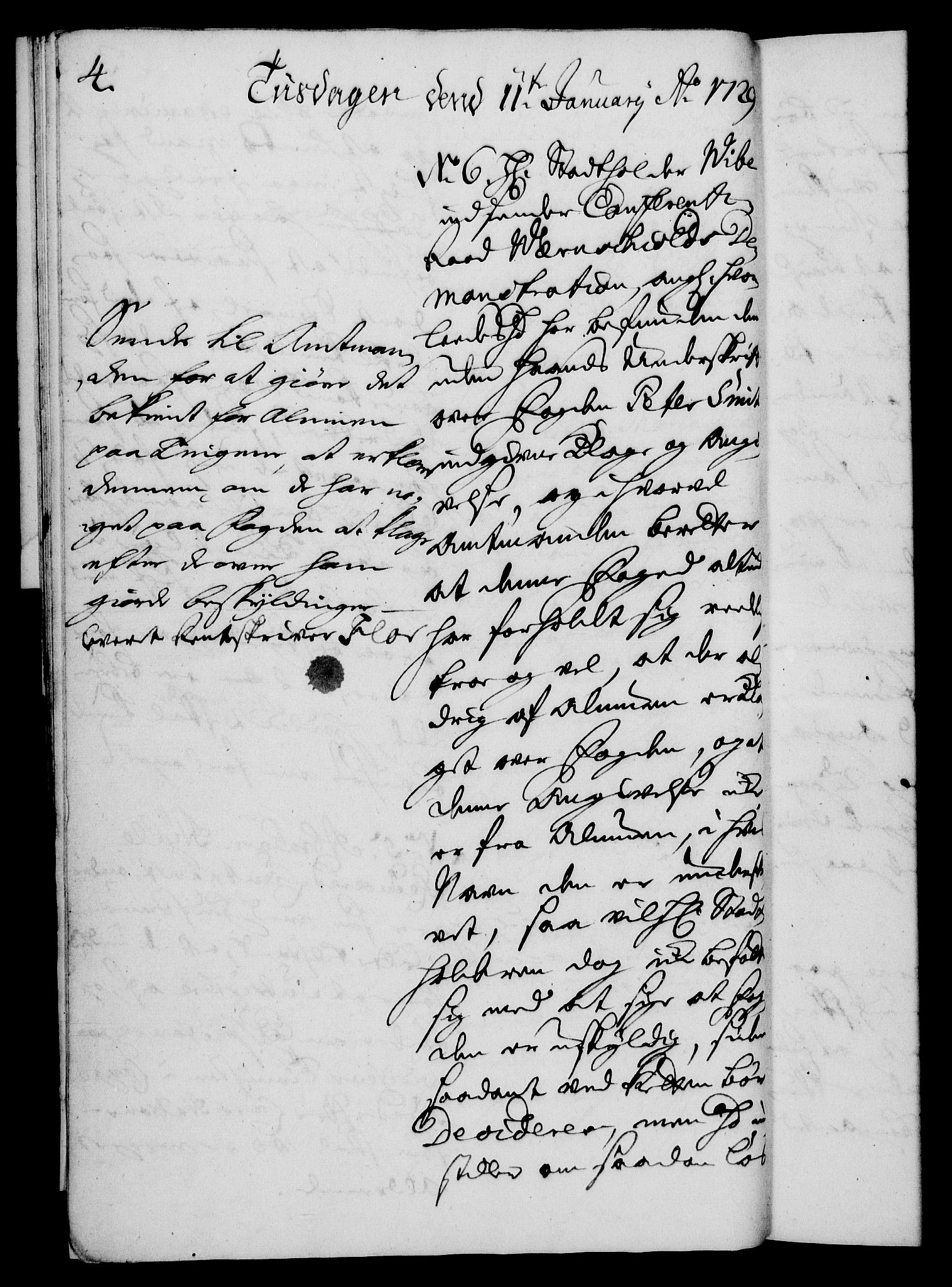 Rentekammeret, Kammerkanselliet, RA/EA-3111/G/Gh/Gha/L0011: Norsk ekstraktmemorialprotokoll (merket RK 53.56), 1729, p. 4