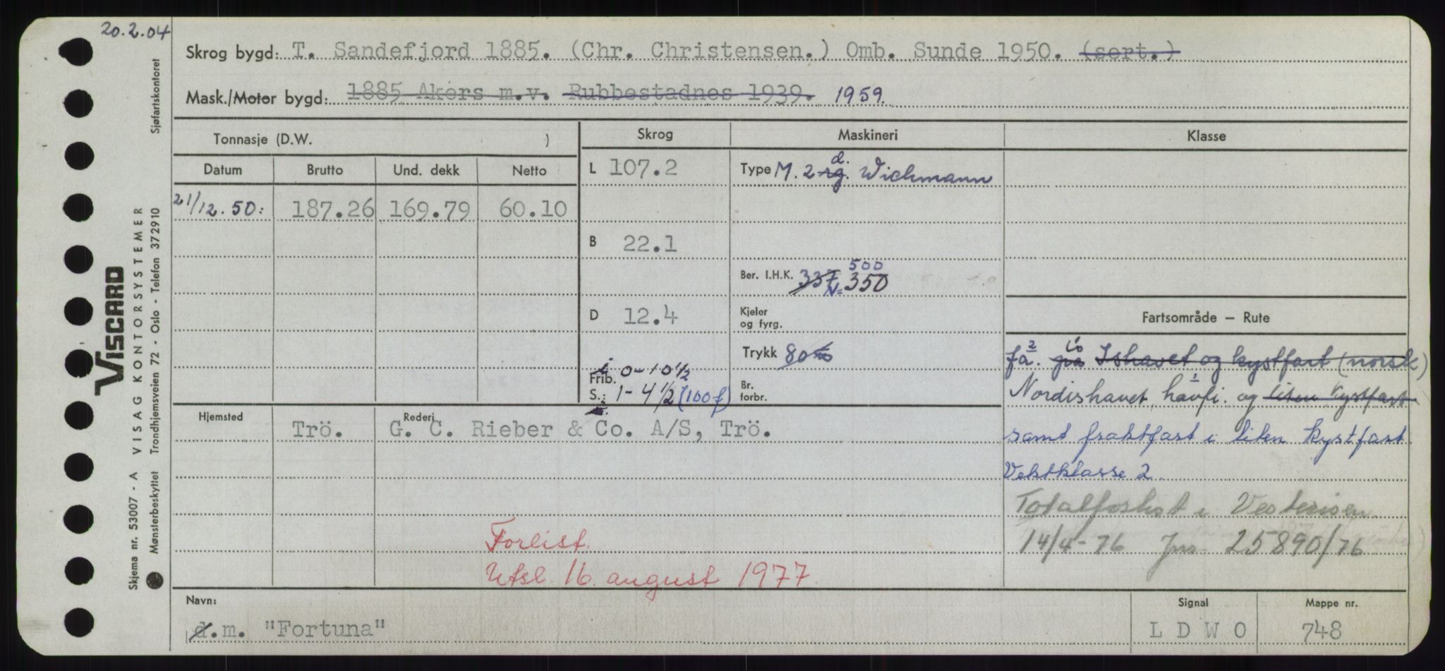 Sjøfartsdirektoratet med forløpere, Skipsmålingen, AV/RA-S-1627/H/Hd/L0011: Fartøy, Fla-Får, p. 199