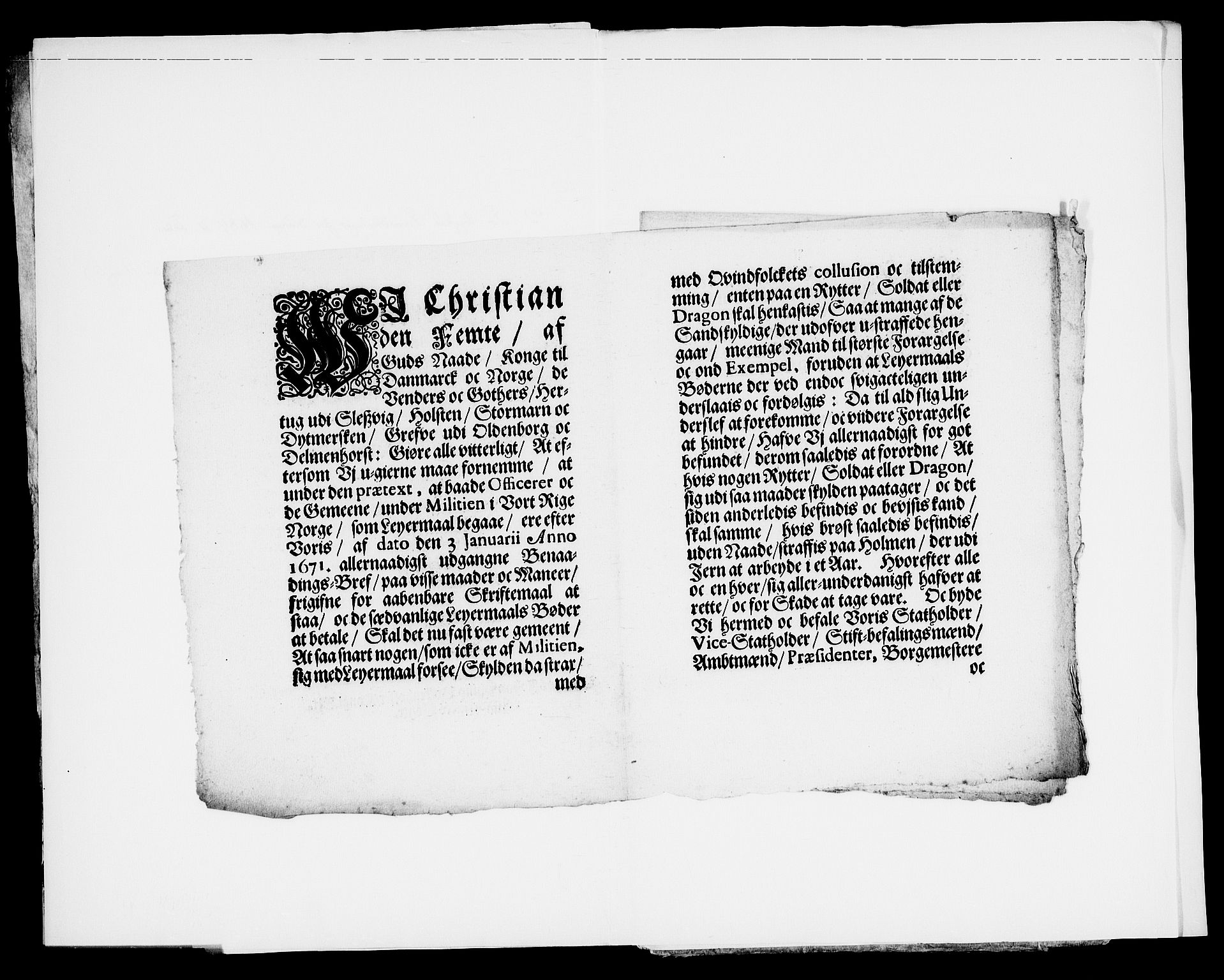 Danske Kanselli, Skapsaker, RA/EA-4061/G/L0011: Tillegg til skapsakene, 1666-1688, p. 279