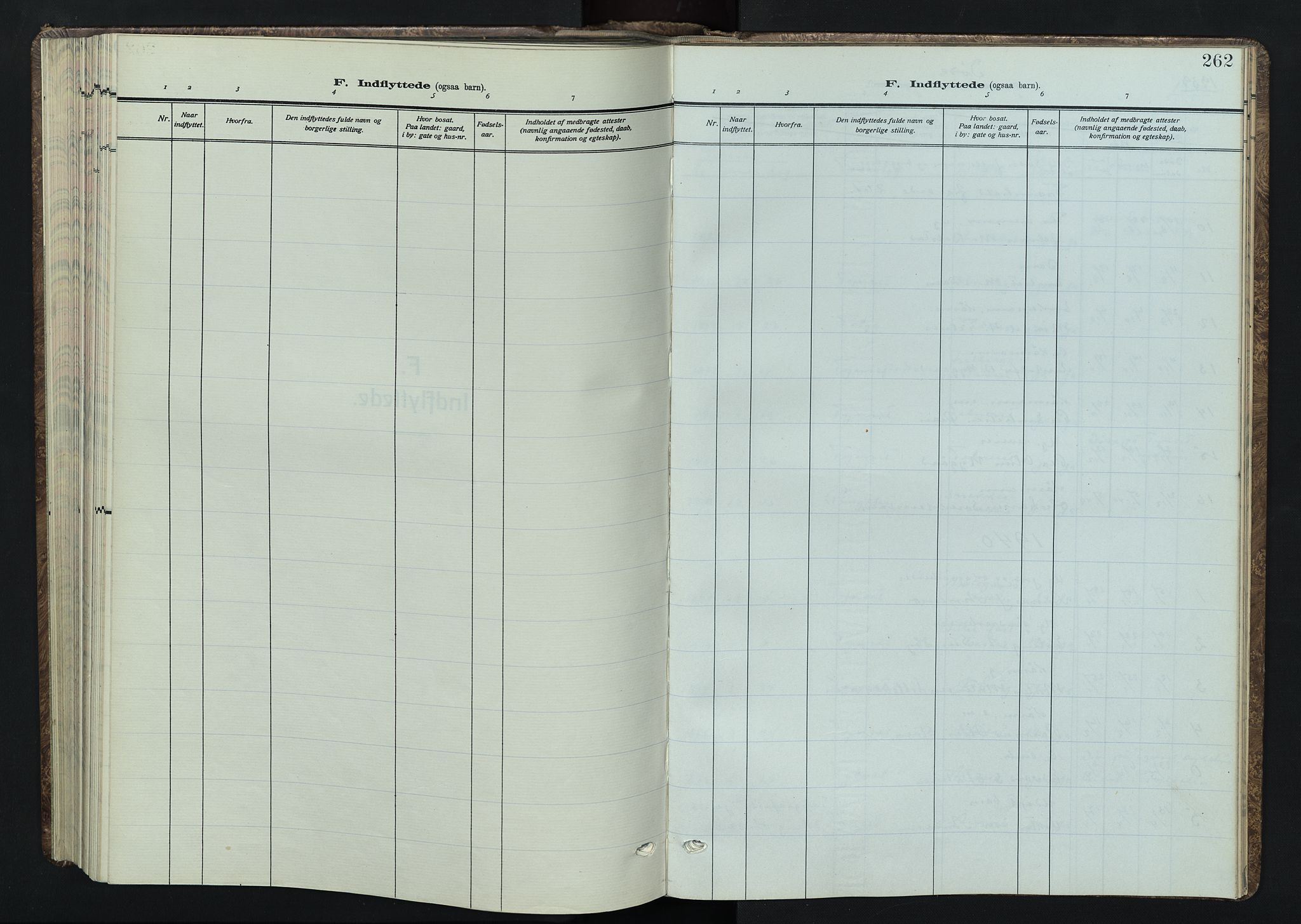 Tynset prestekontor, SAH/PREST-058/H/Ha/Hab/L0012: Parish register (copy) no. 12, 1930-1944, p. 262
