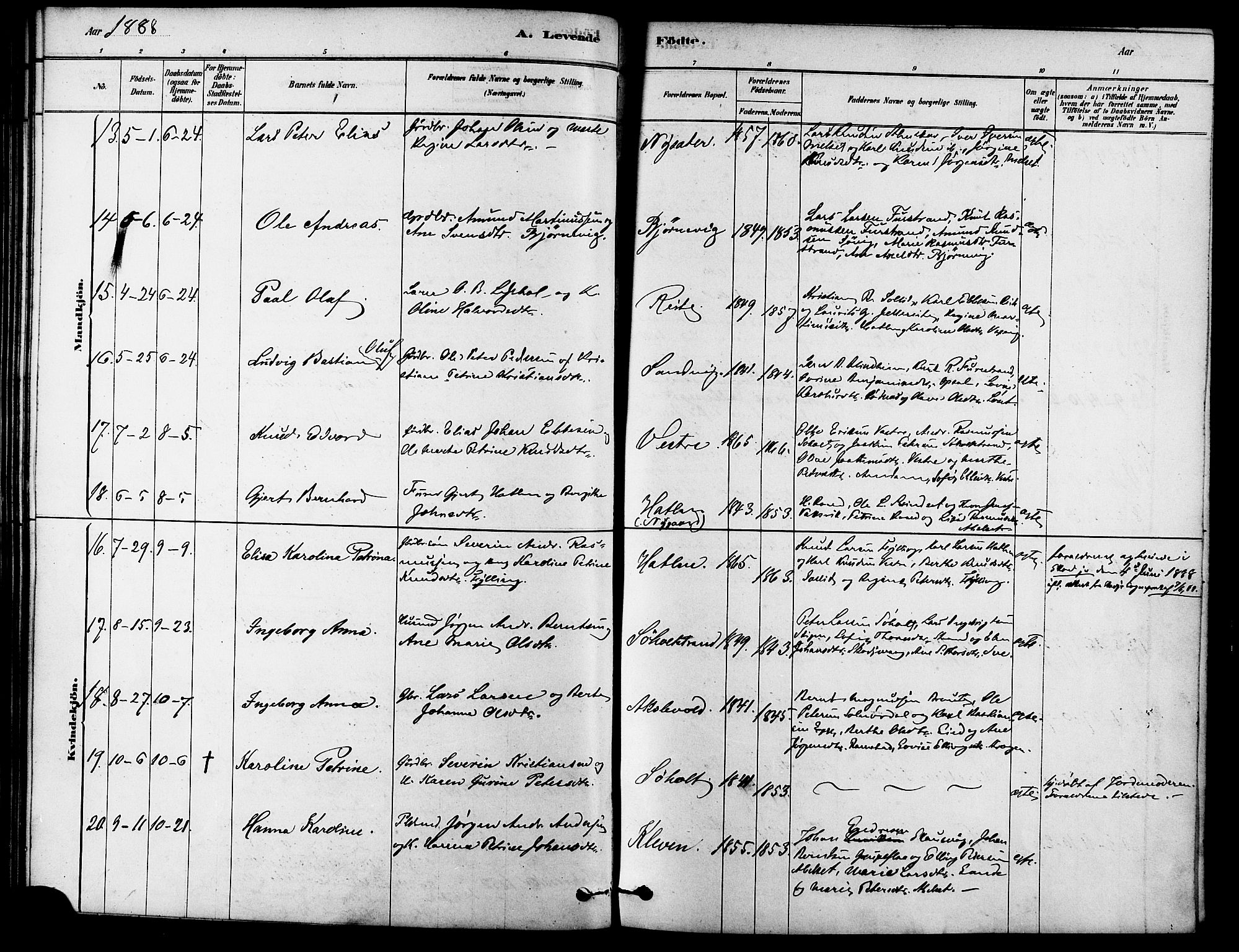 Ministerialprotokoller, klokkerbøker og fødselsregistre - Møre og Romsdal, AV/SAT-A-1454/522/L0315: Parish register (official) no. 522A10, 1878-1890