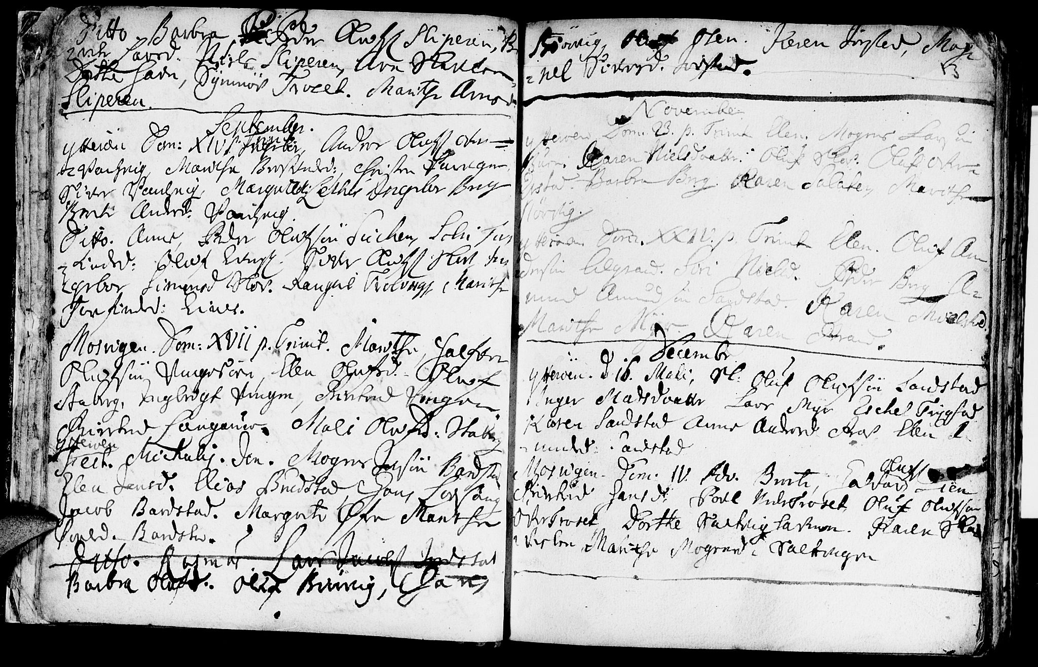 Ministerialprotokoller, klokkerbøker og fødselsregistre - Nord-Trøndelag, SAT/A-1458/722/L0215: Parish register (official) no. 722A02, 1718-1755, p. 13