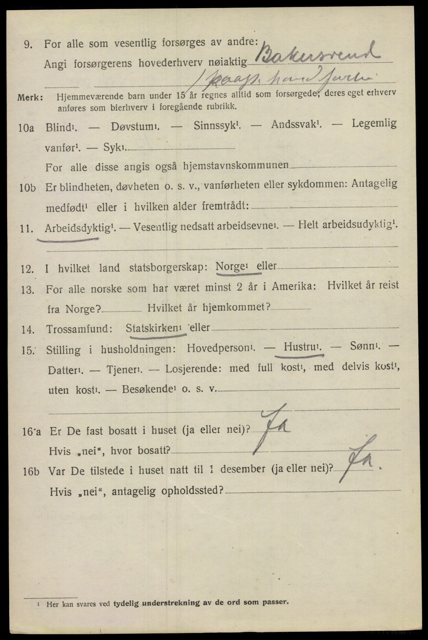 SAO, 1920 census for Lillestrøm, 1920, p. 1557