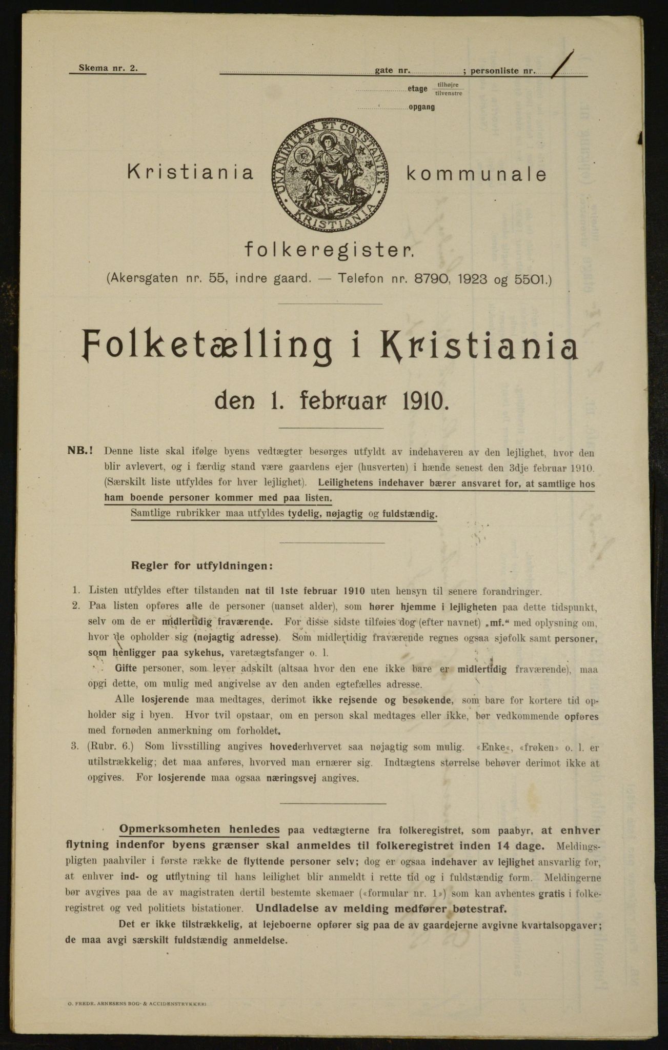 OBA, Municipal Census 1910 for Kristiania, 1910, p. 100957