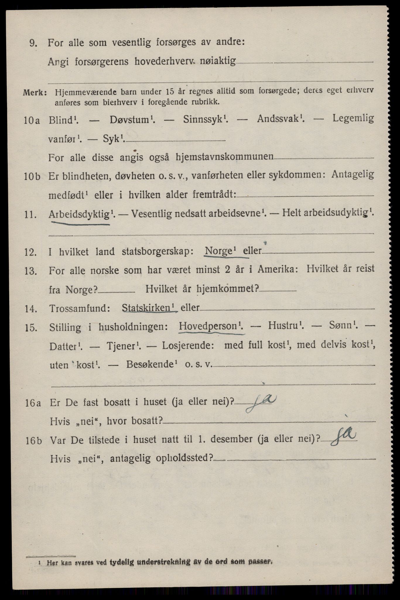 SAST, 1920 census for Høyland, 1920, p. 5269