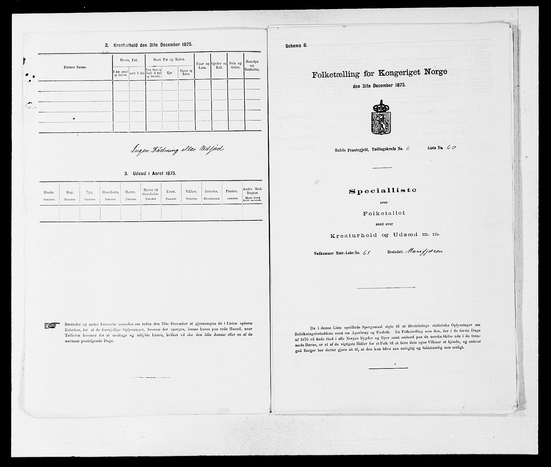 SAB, 1875 census for 1425P Hafslo, 1875, p. 802