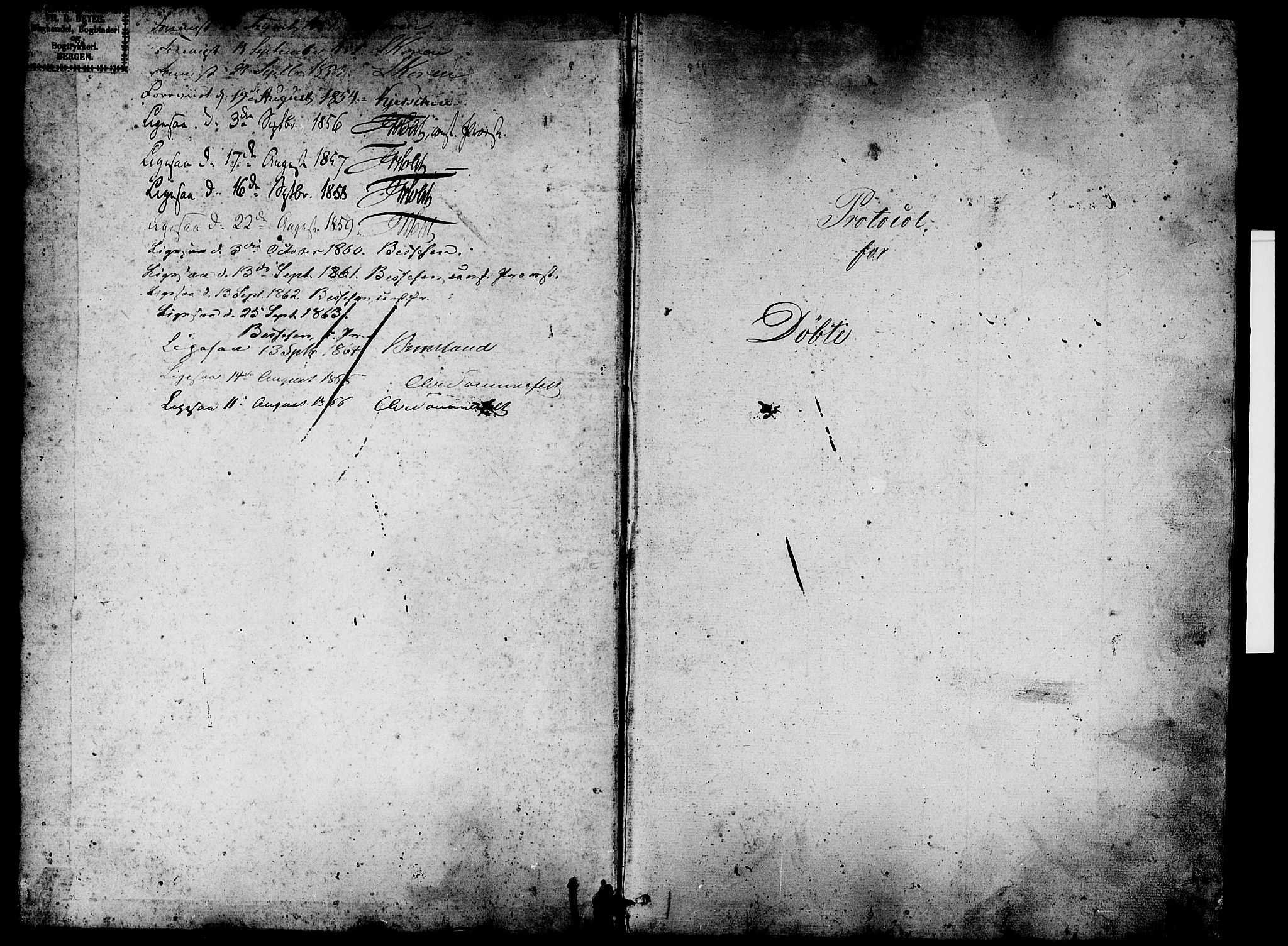 Etne sokneprestembete, SAB/A-75001/H/Hab: Parish register (copy) no. B 2, 1851-1866