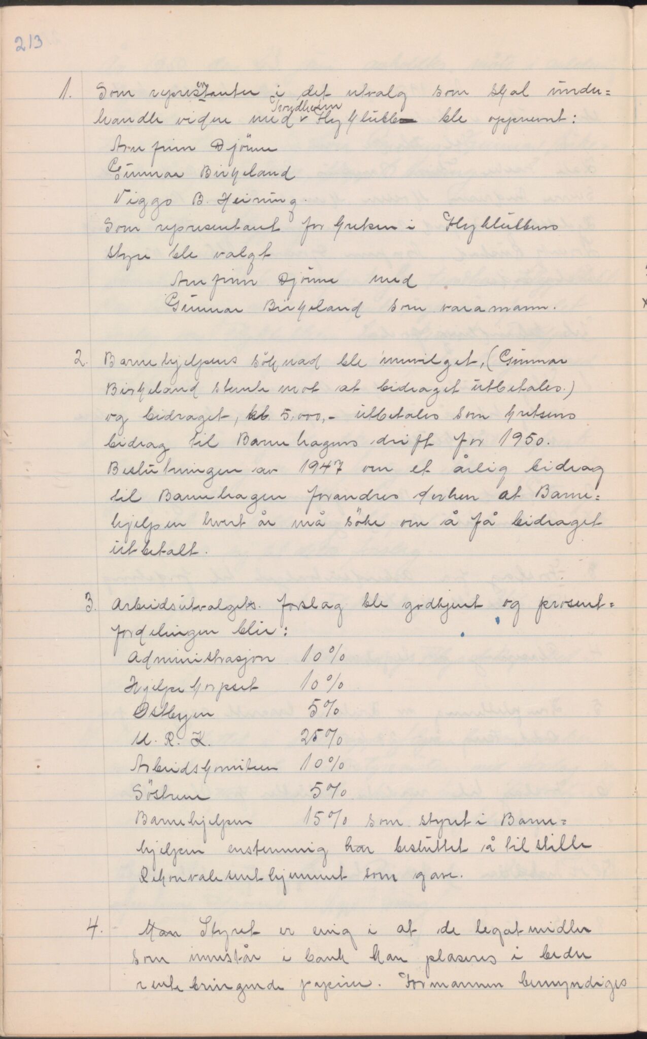 Trondheim Røde Kors, TRKO/PA-1204/A/Aa/L0003: Møtebok, 1942-1952, p. 216