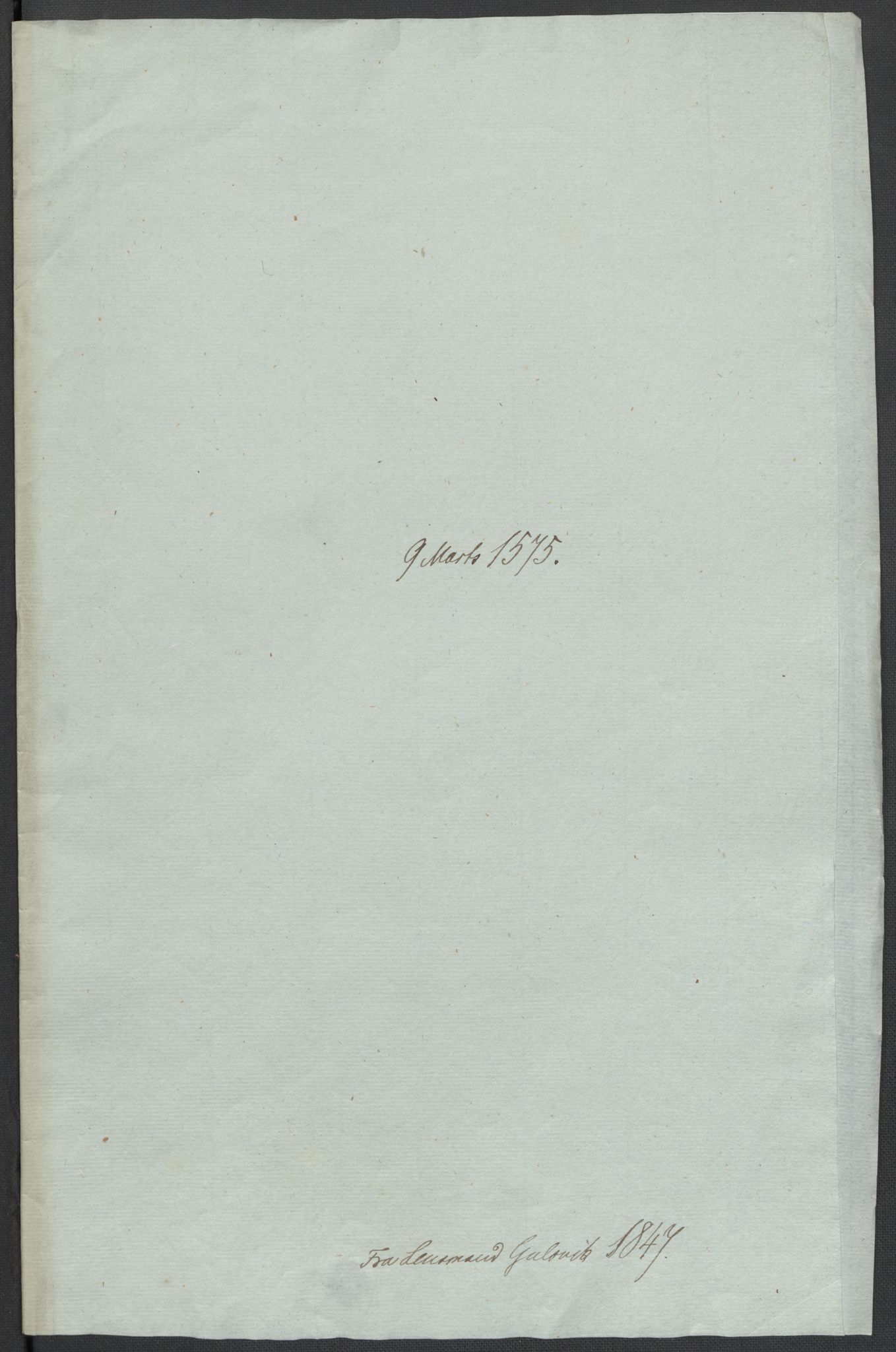 Riksarkivets diplomsamling, AV/RA-EA-5965/F02/L0078: Dokumenter, 1575, p. 10
