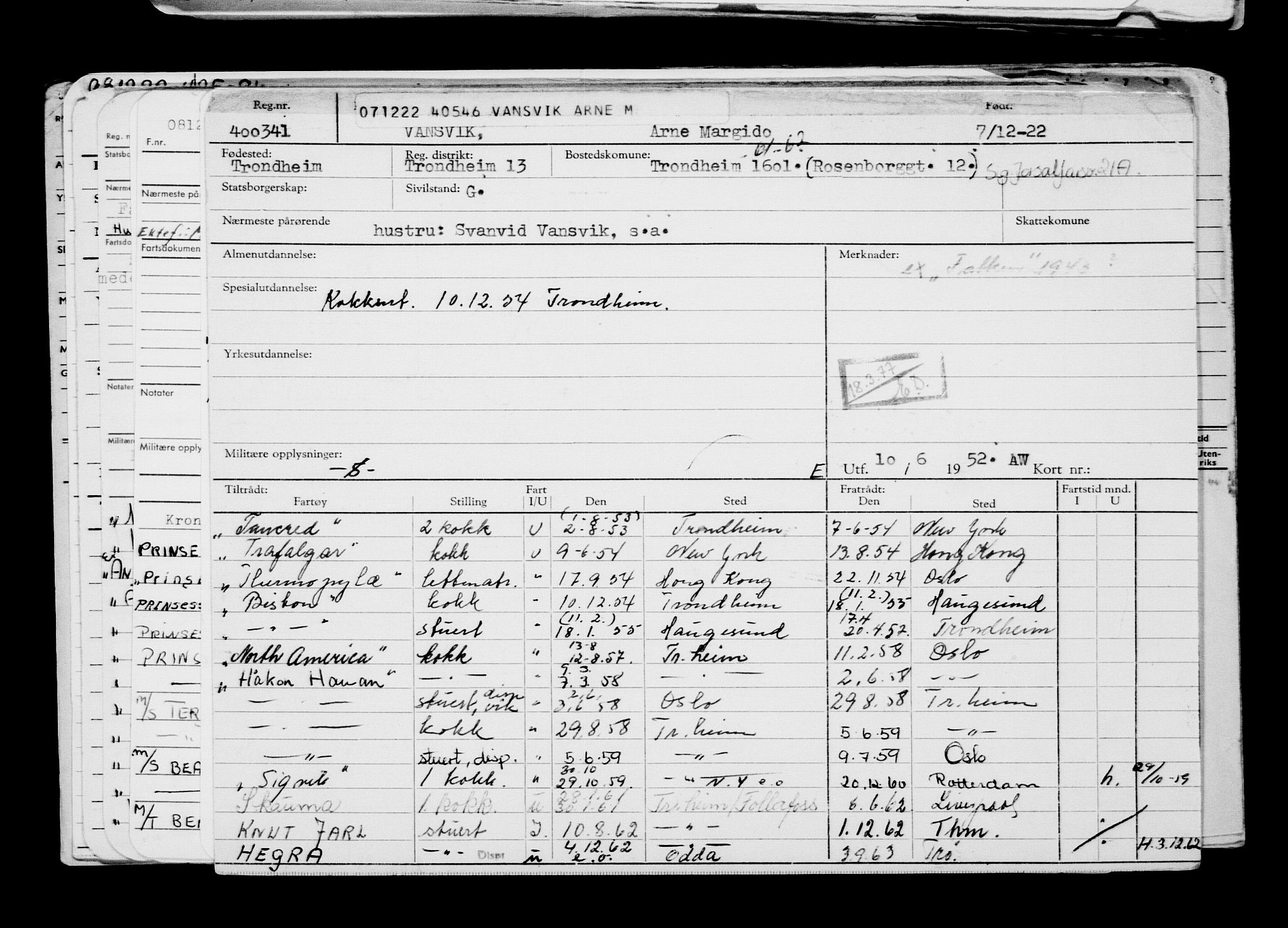 Direktoratet for sjømenn, AV/RA-S-3545/G/Gb/L0213: Hovedkort, 1922, p. 151