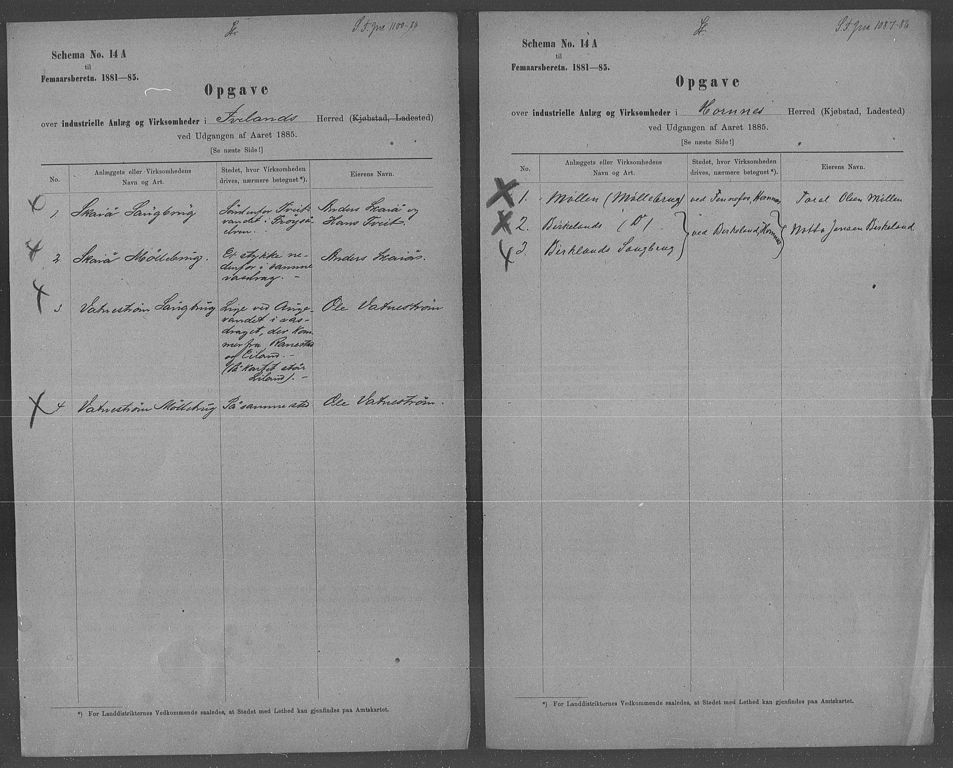 Statistisk sentralbyrå, Næringsøkonomiske emner, Generelt - Amtmennenes femårsberetninger, AV/RA-S-2233/F/Fa/L0063: --, 1885, p. 17