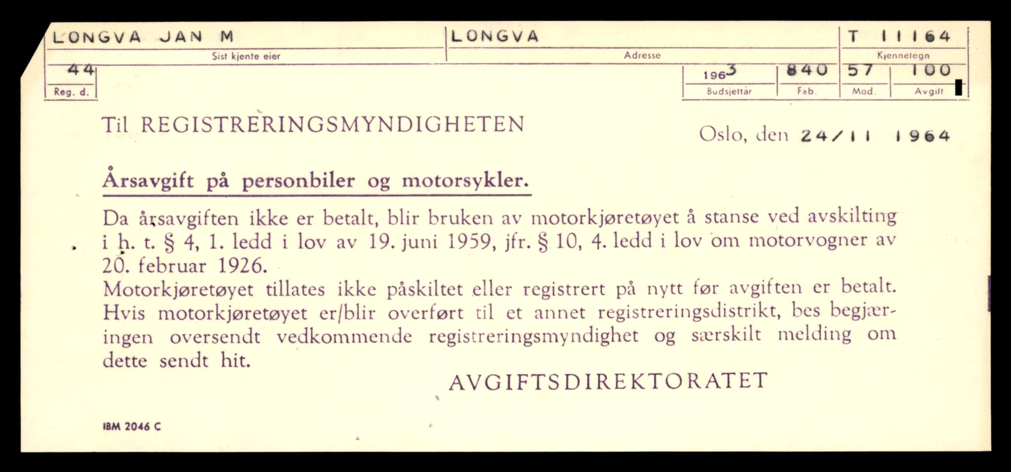 Møre og Romsdal vegkontor - Ålesund trafikkstasjon, AV/SAT-A-4099/F/Fe/L0027: Registreringskort for kjøretøy T 11161 - T 11289, 1927-1998, p. 77