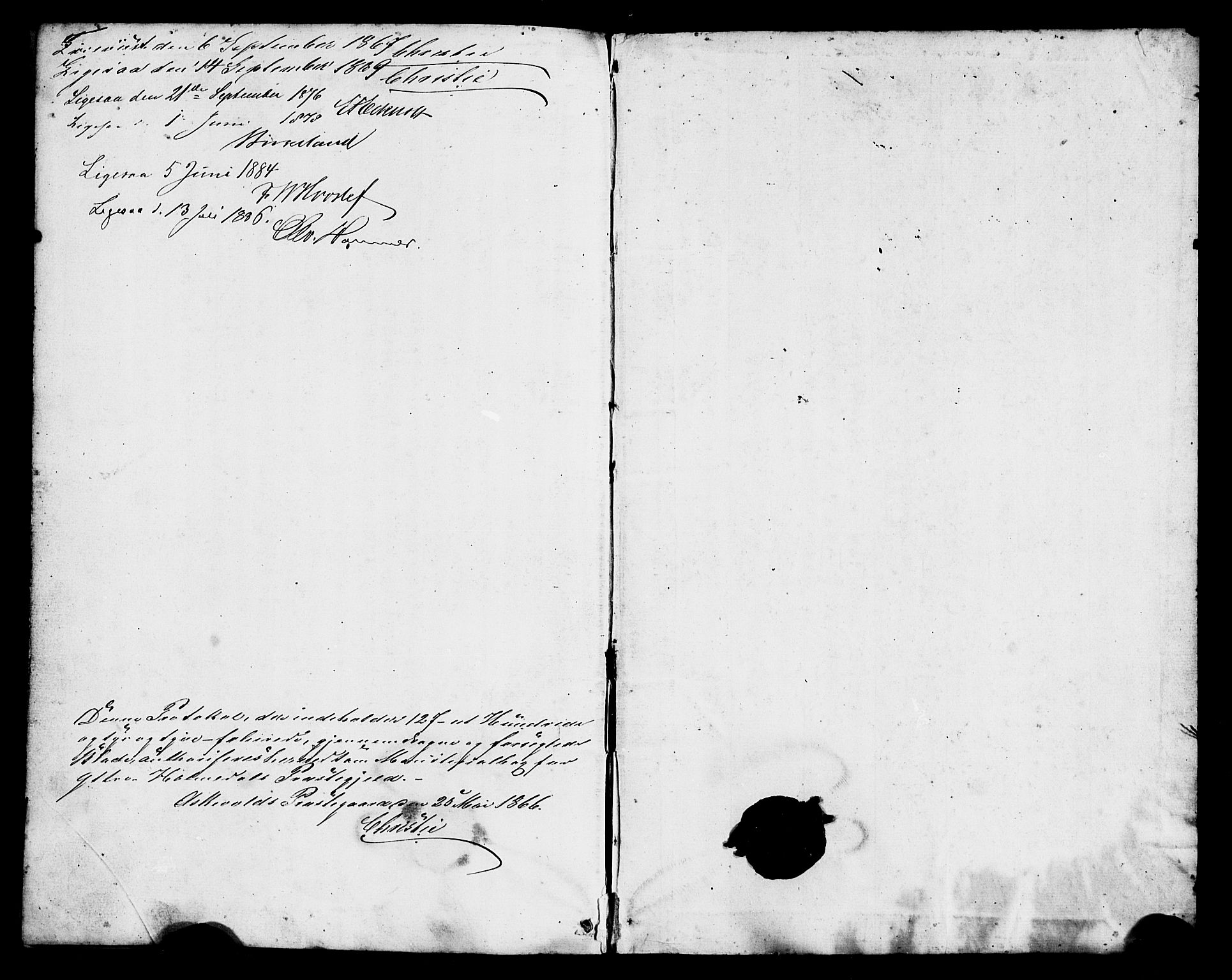 Fjaler sokneprestembete, SAB/A-79801/H/Haa/Haaa/L0010: Parish register (official) no. A 10, 1866-1886