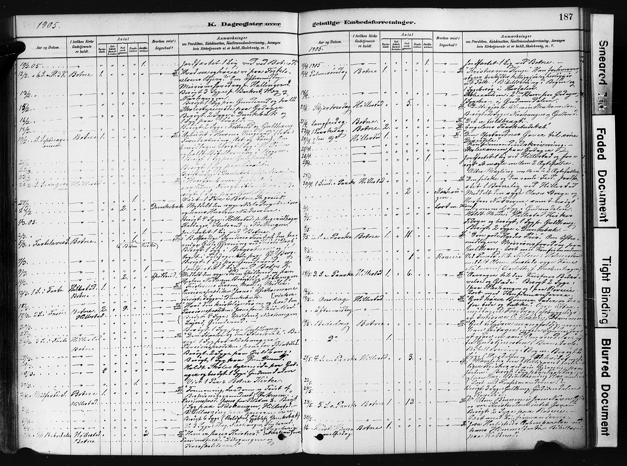 Botne kirkebøker, AV/SAKO-A-340/F/Fb/L0001: Parish register (official) no. II 1, 1878-1902, p. 187