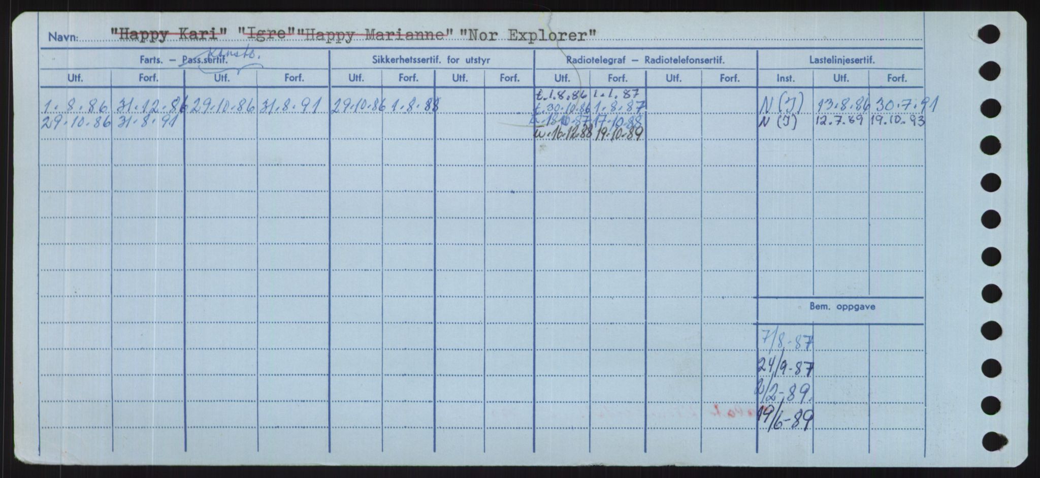 Sjøfartsdirektoratet med forløpere, Skipsmålingen, AV/RA-S-1627/H/Hd/L0026: Fartøy, N-Norhol, p. 322