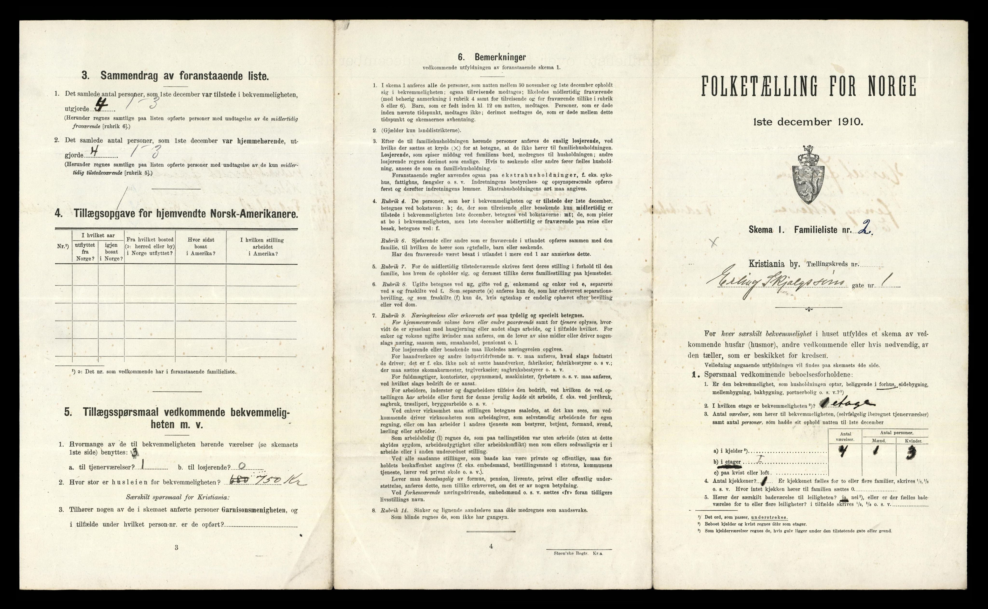 RA, 1910 census for Kristiania, 1910, p. 22083