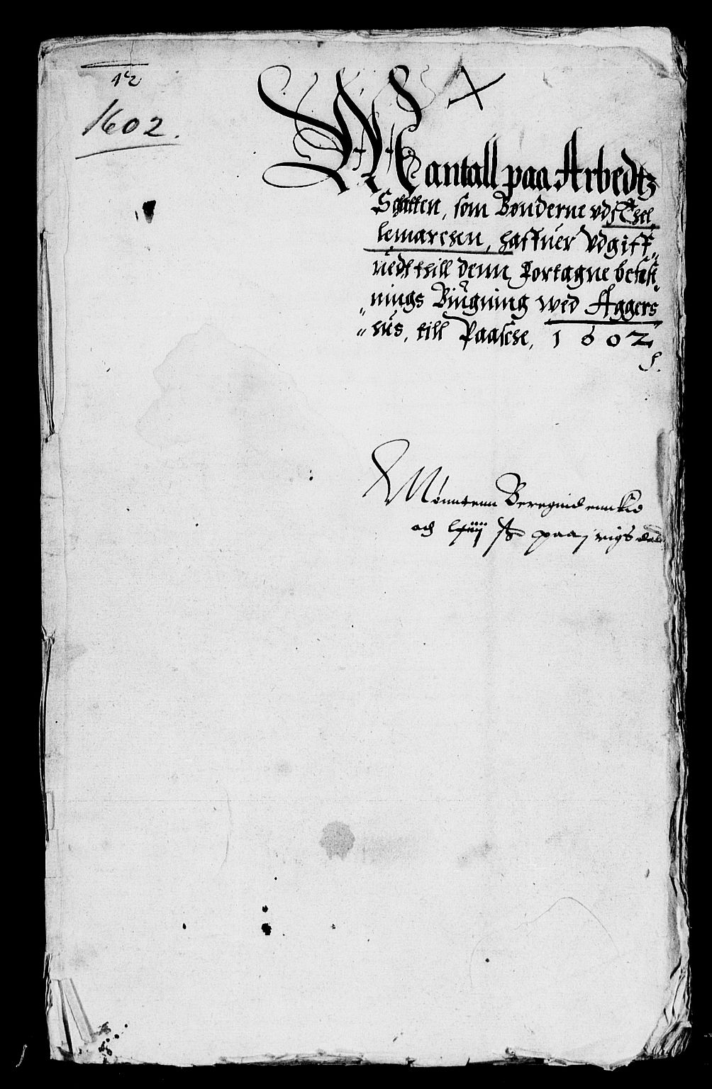 Rentekammeret inntil 1814, Reviderte regnskaper, Lensregnskaper, RA/EA-5023/R/Rb/Rba/L0015: Akershus len, 1602-1603