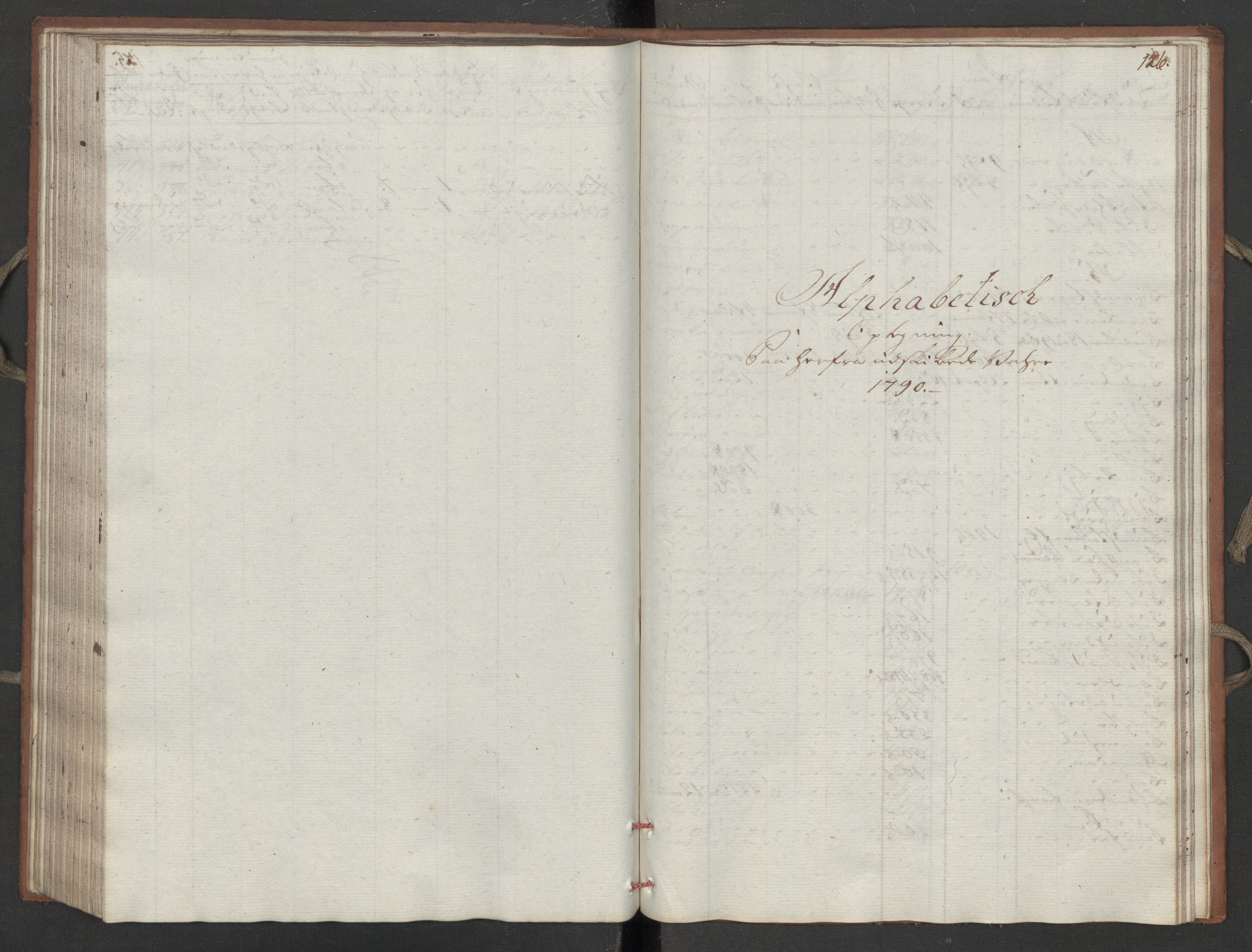 Generaltollkammeret, tollregnskaper, AV/RA-EA-5490/R16/L0111/0002: Tollregnskaper Kristiansand / Utgående hovedtollbok, 1790, p. 125b-126a