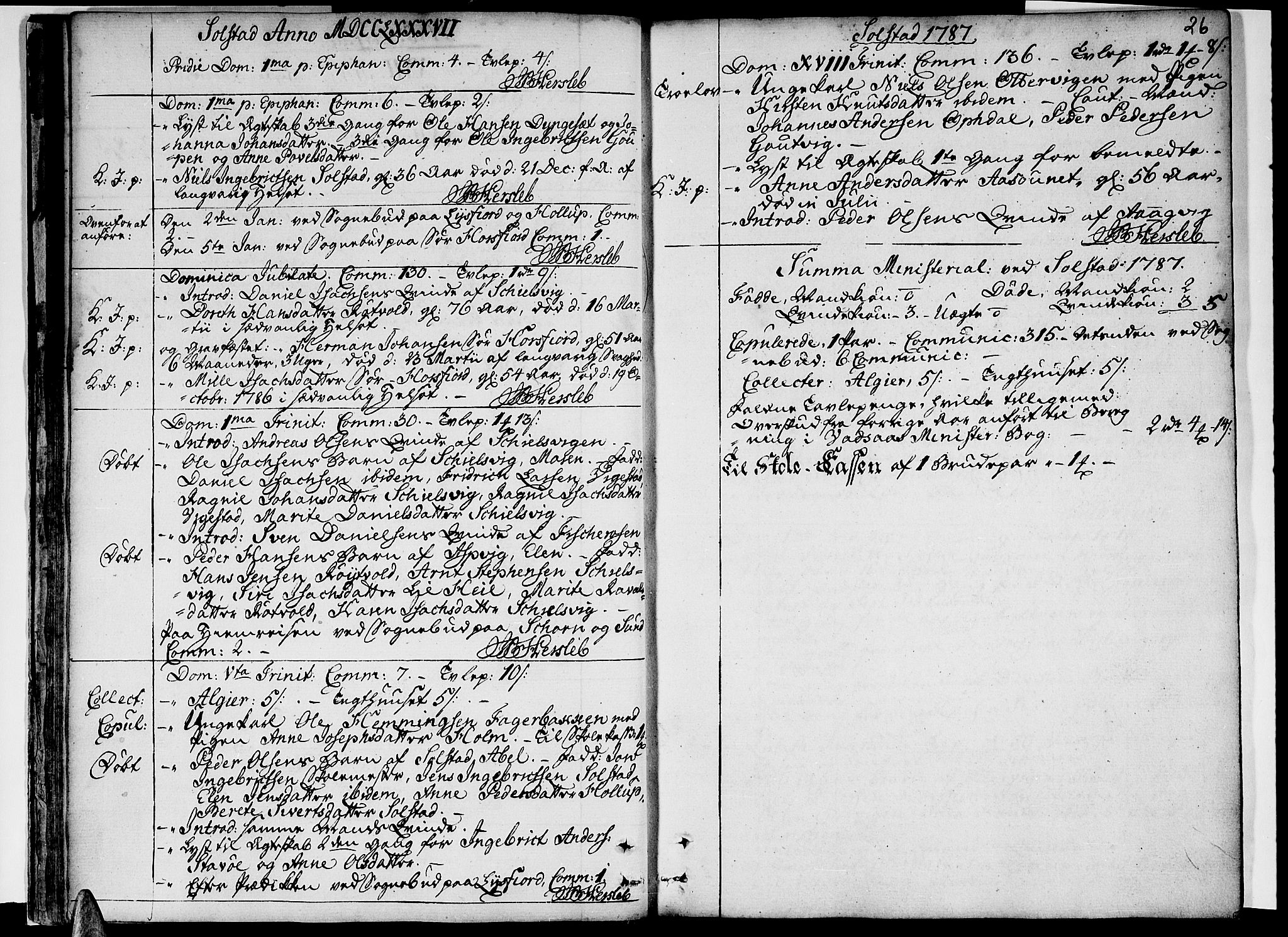 Ministerialprotokoller, klokkerbøker og fødselsregistre - Nordland, SAT/A-1459/811/L0164: Parish register (official) no. 811A02, 1752-1819, p. 26