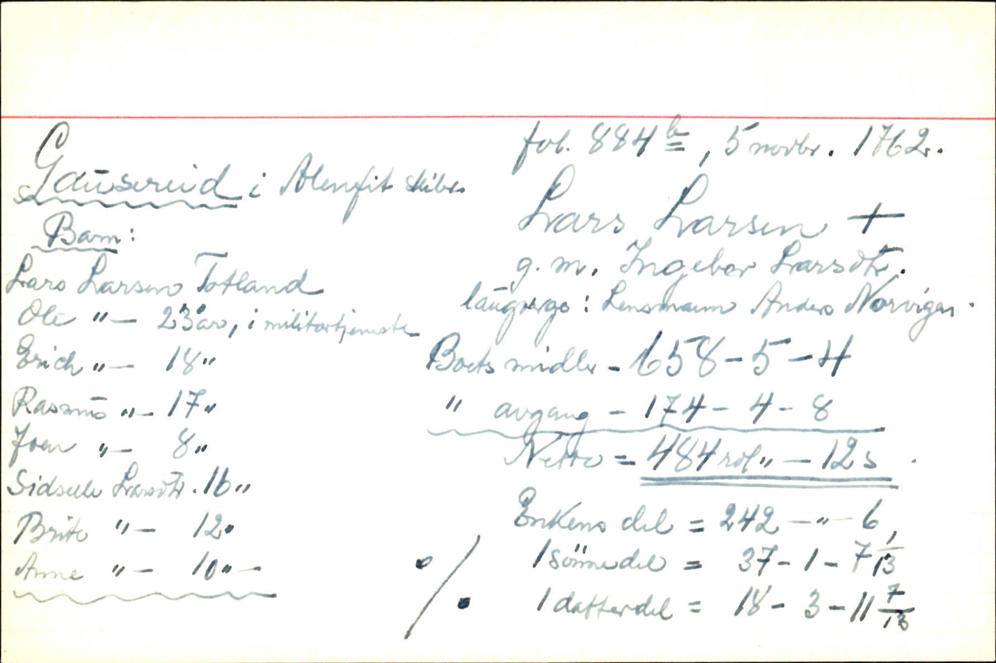 Skiftekort ved Statsarkivet i Bergen, SAB/SKIFTEKORT/001/L0002: Skifteprotokoll nr. 4, 1757-1763, p. 25