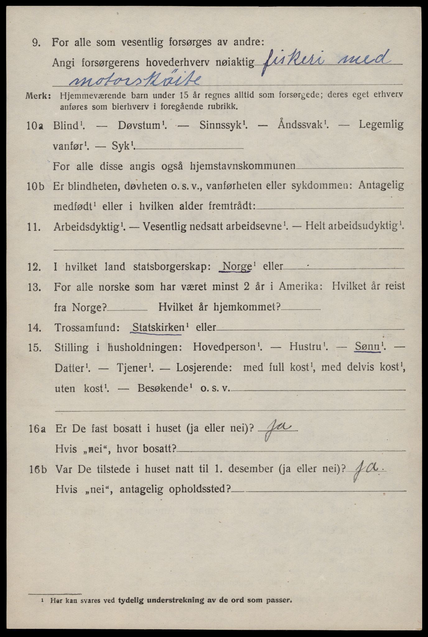 SAST, 1920 census for Skudenes, 1920, p. 4477