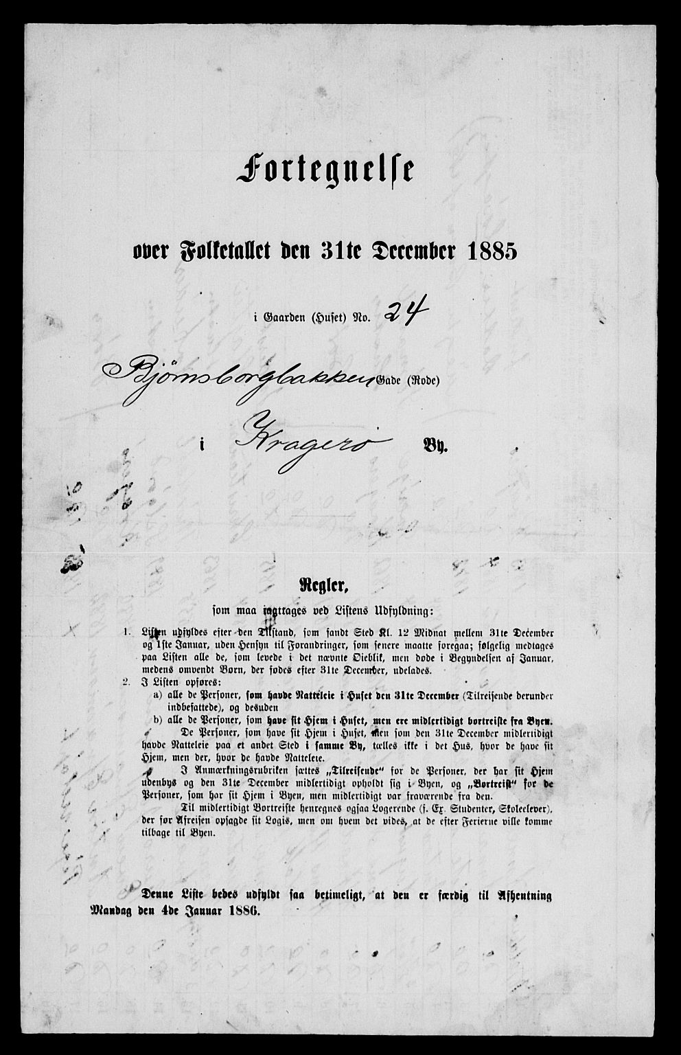 SAKO, 1885 census for 0801 Kragerø, 1885, p. 932