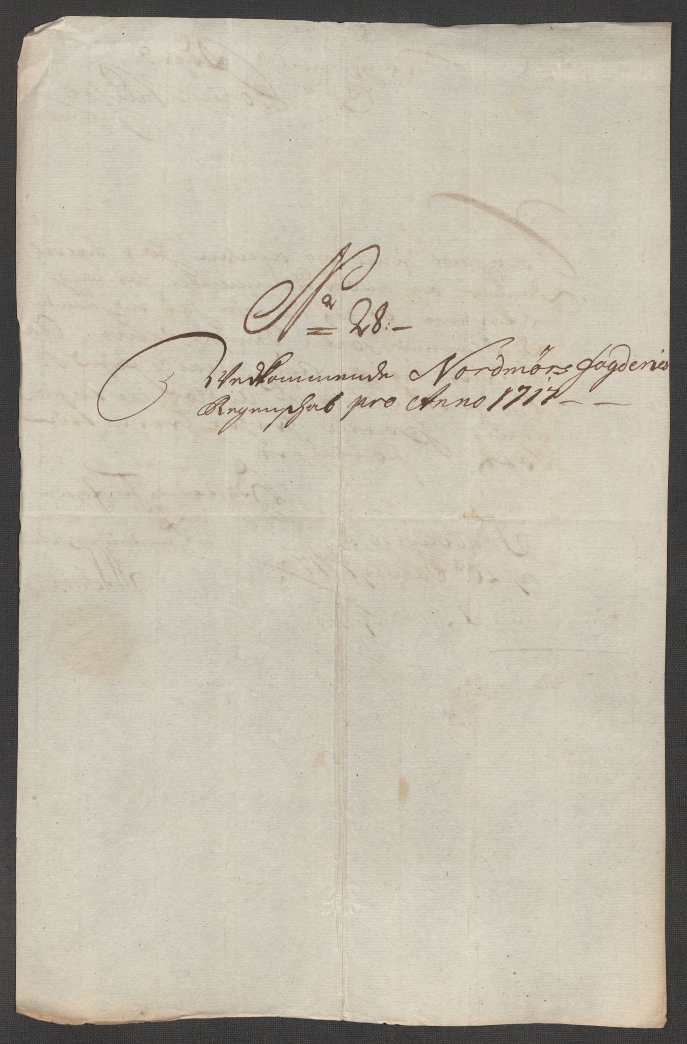 Rentekammeret inntil 1814, Reviderte regnskaper, Fogderegnskap, AV/RA-EA-4092/R56/L3750: Fogderegnskap Nordmøre, 1717, p. 202