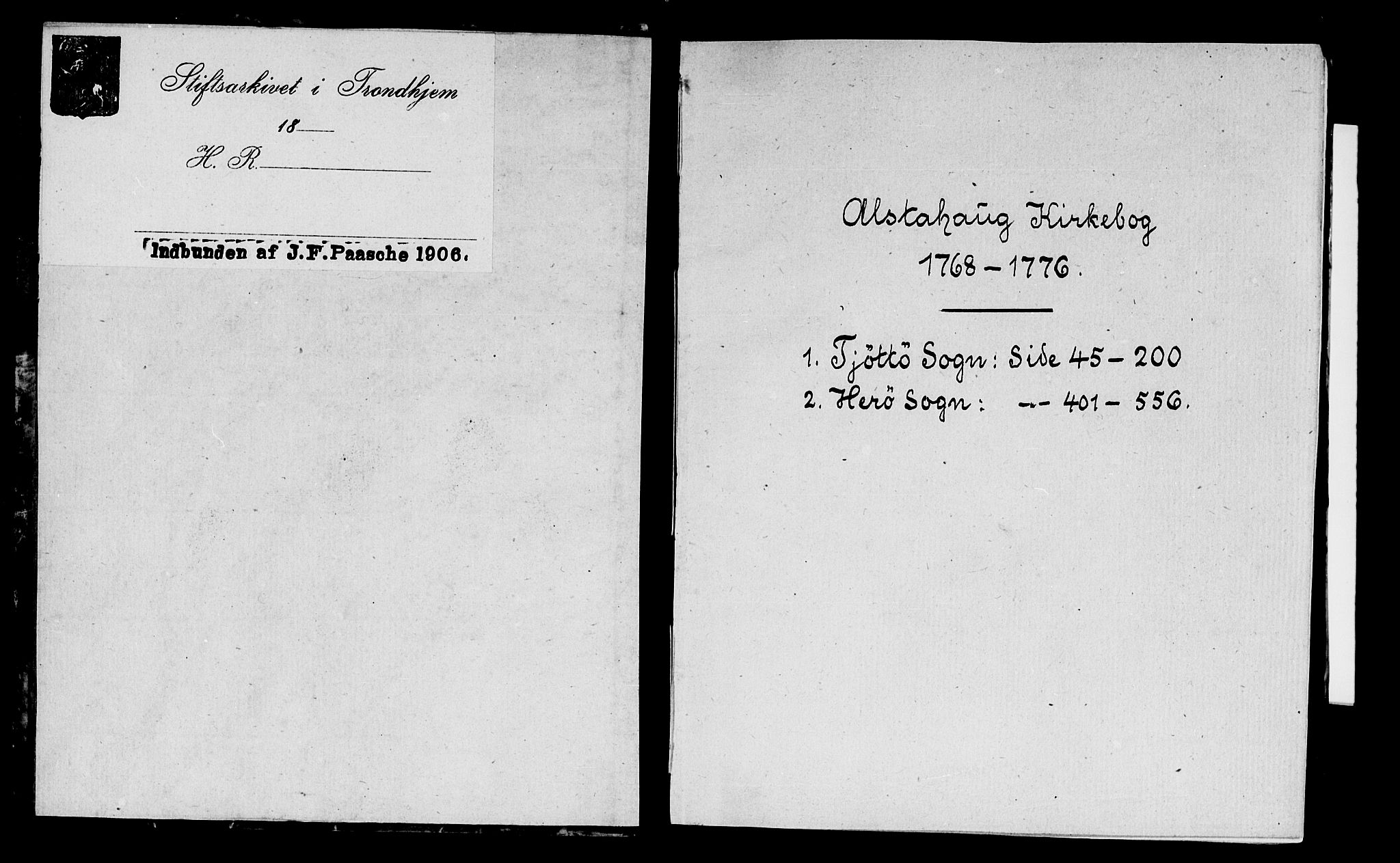 Ministerialprotokoller, klokkerbøker og fødselsregistre - Nordland, AV/SAT-A-1459/817/L0260: Parish register (official) no. 817A02 /1, 1768-1776