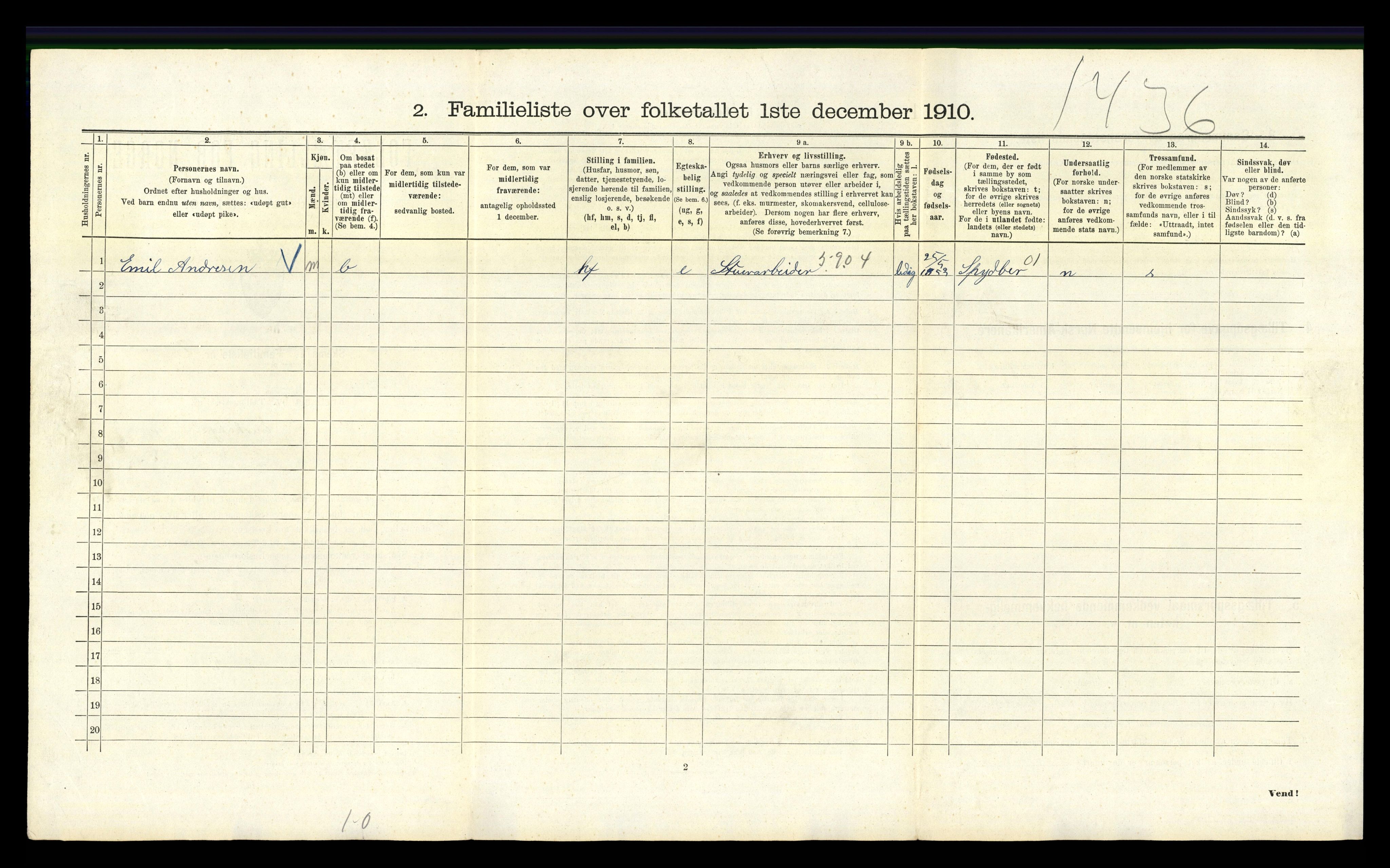 RA, 1910 census for Kristiania, 1910, p. 20812