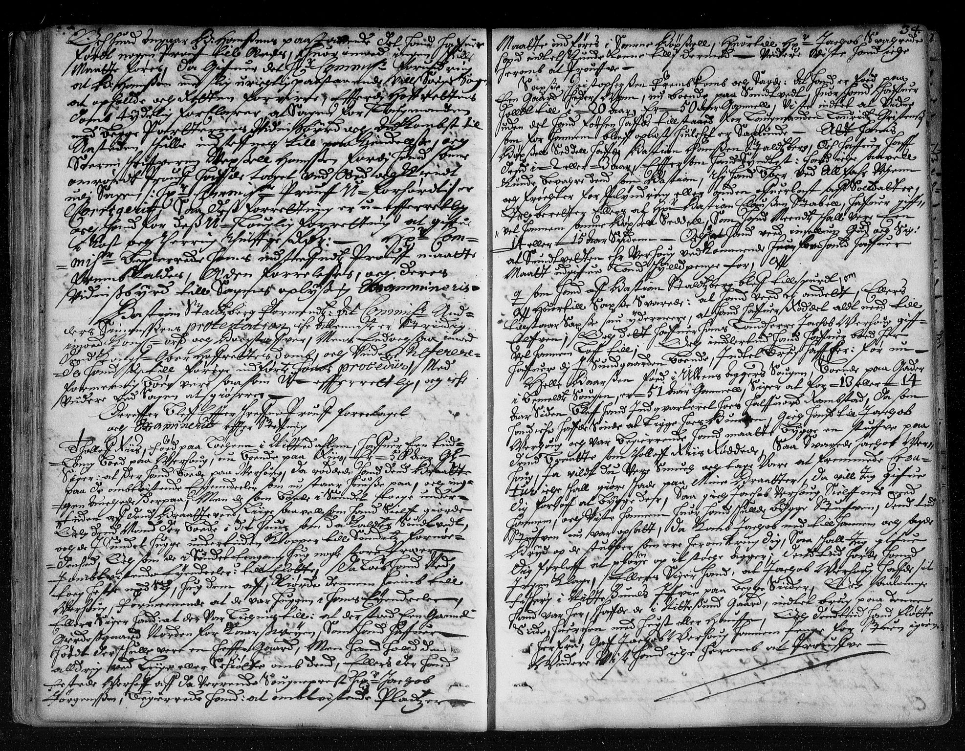 Christiania lagting, AV/SAO-A-11131/F/Fa/L0008: Tingbok, 1680-1689, p. 33b-34a