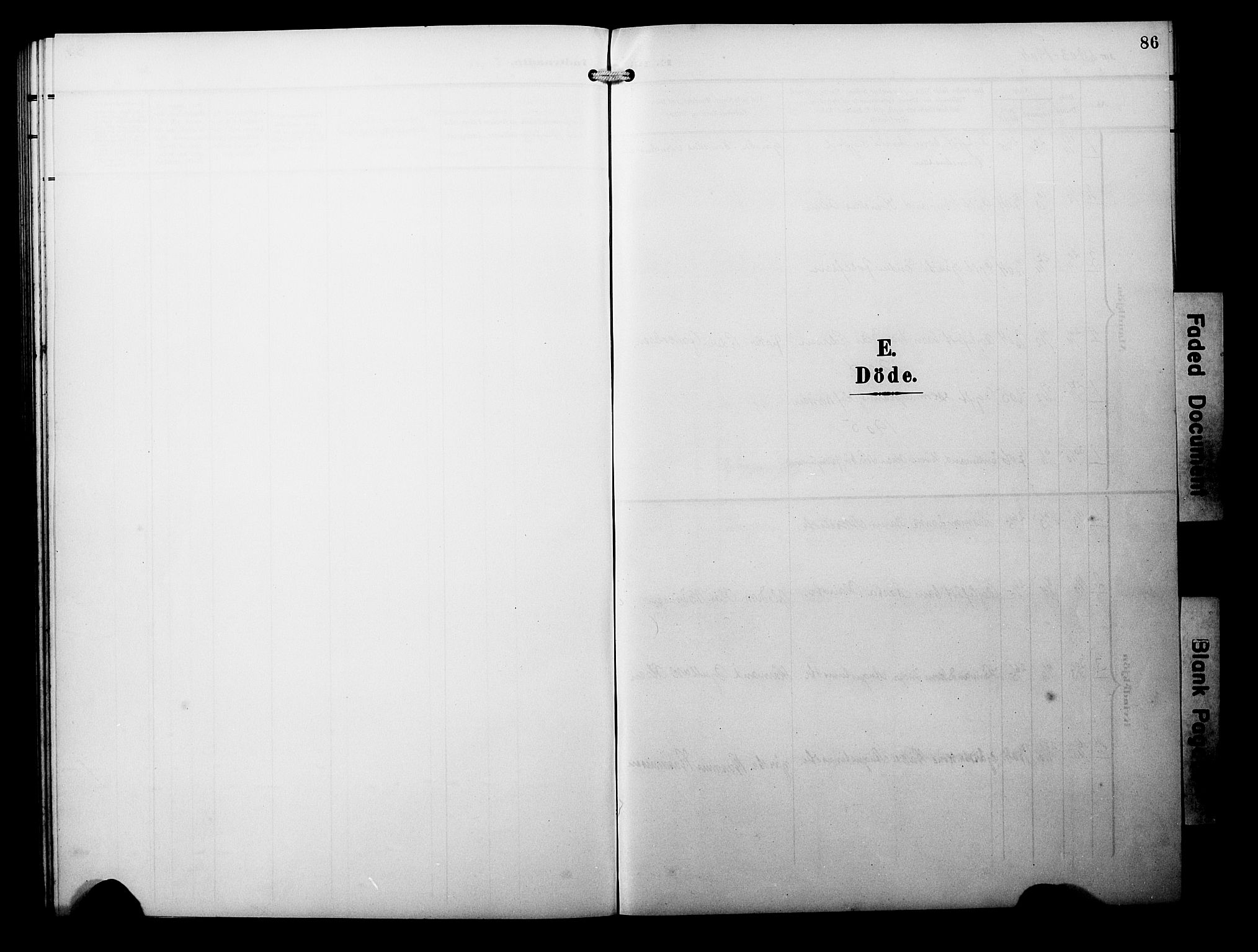 Davik sokneprestembete, SAB/A-79701/H/Hab/Habb/L0001: Parish register (copy) no. B 1, 1903-1928, p. 86