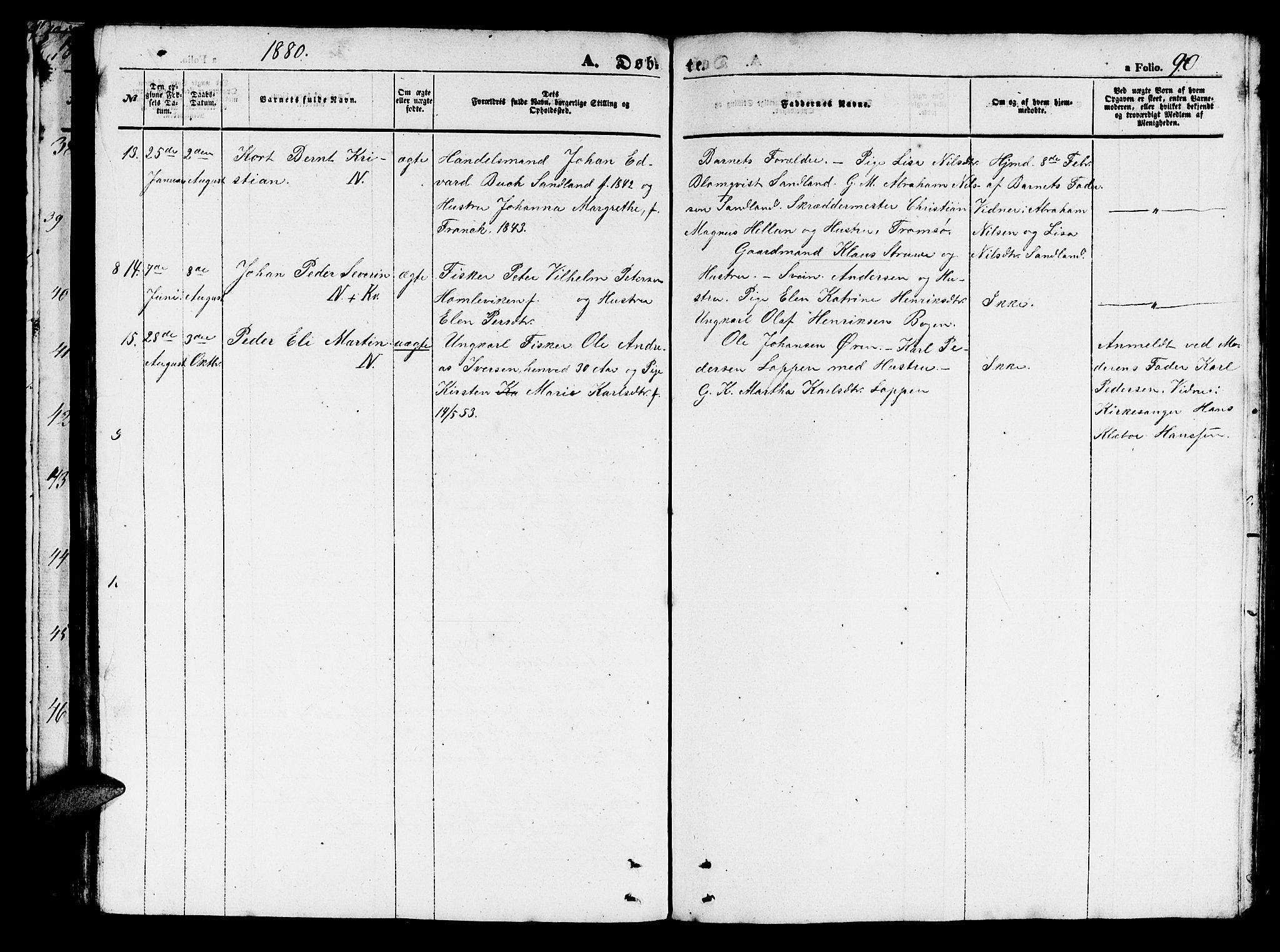 Loppa sokneprestkontor, AV/SATØ-S-1339/H/Hb/L0002klokker: Parish register (copy) no. 2, 1850-1880, p. 90