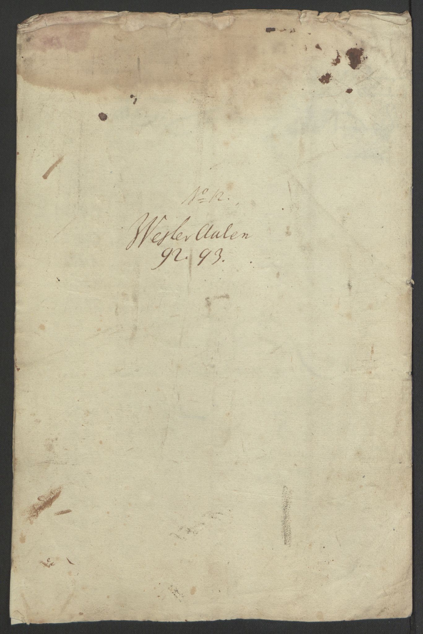 Rentekammeret inntil 1814, Reviderte regnskaper, Fogderegnskap, AV/RA-EA-4092/R67/L4676: Fogderegnskap Vesterålen, Andenes og Lofoten, 1691-1693, p. 359