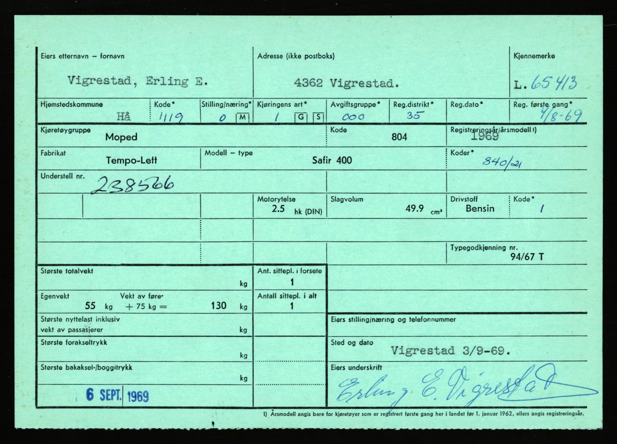 Stavanger trafikkstasjon, AV/SAST-A-101942/0/F/L0065: L-65400 - L-67649, 1930-1971, p. 23