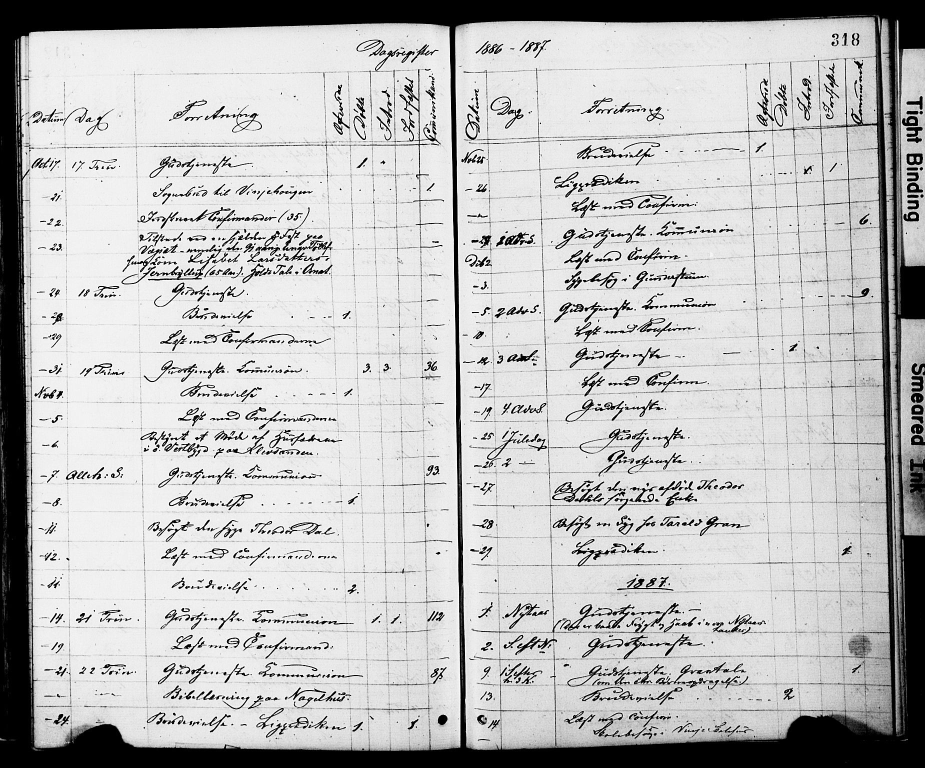 Ministerialprotokoller, klokkerbøker og fødselsregistre - Nord-Trøndelag, SAT/A-1458/749/L0473: Parish register (official) no. 749A07, 1873-1887, p. 318