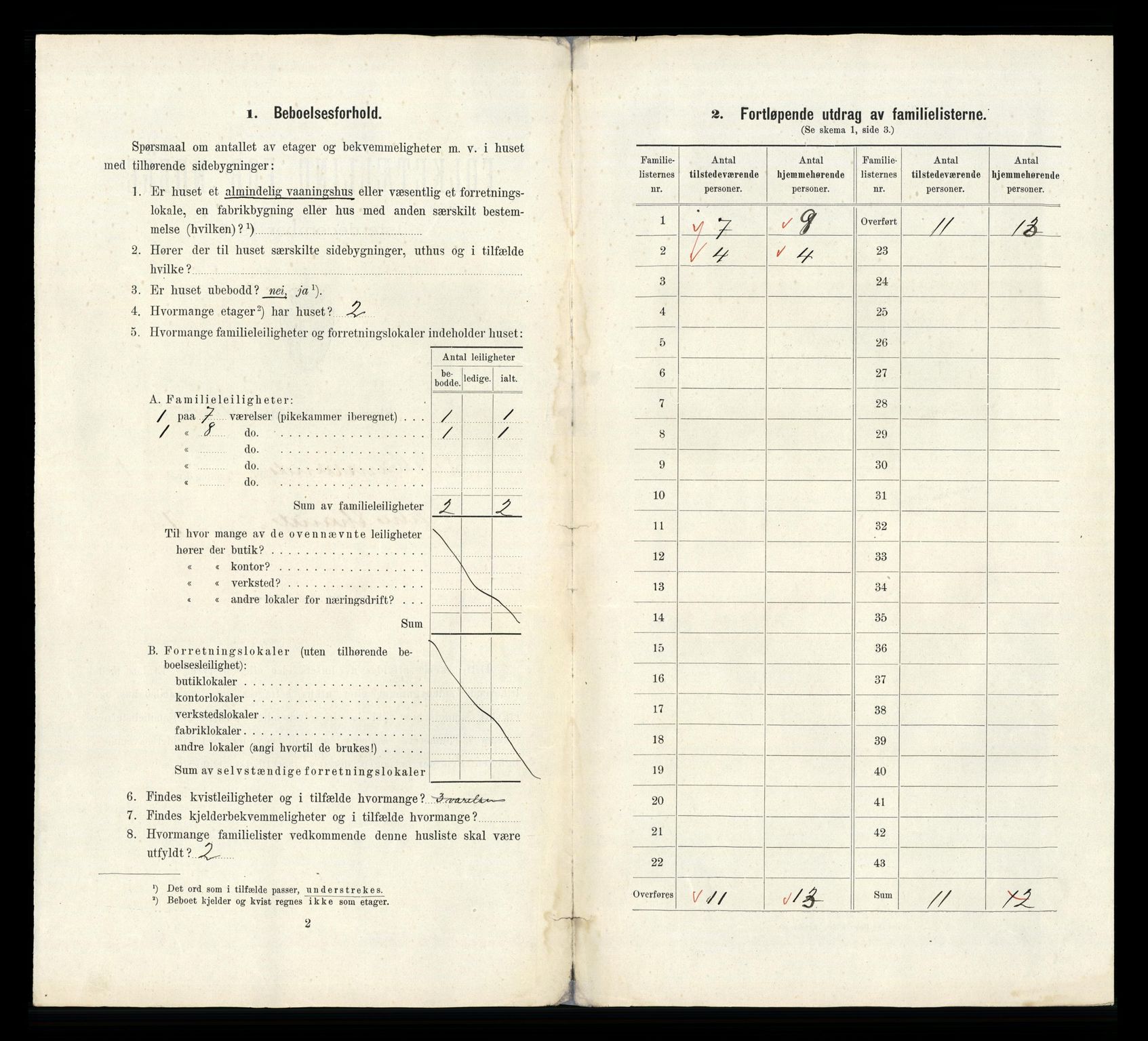 RA, 1910 census for Kristiansand, 1910, p. 163