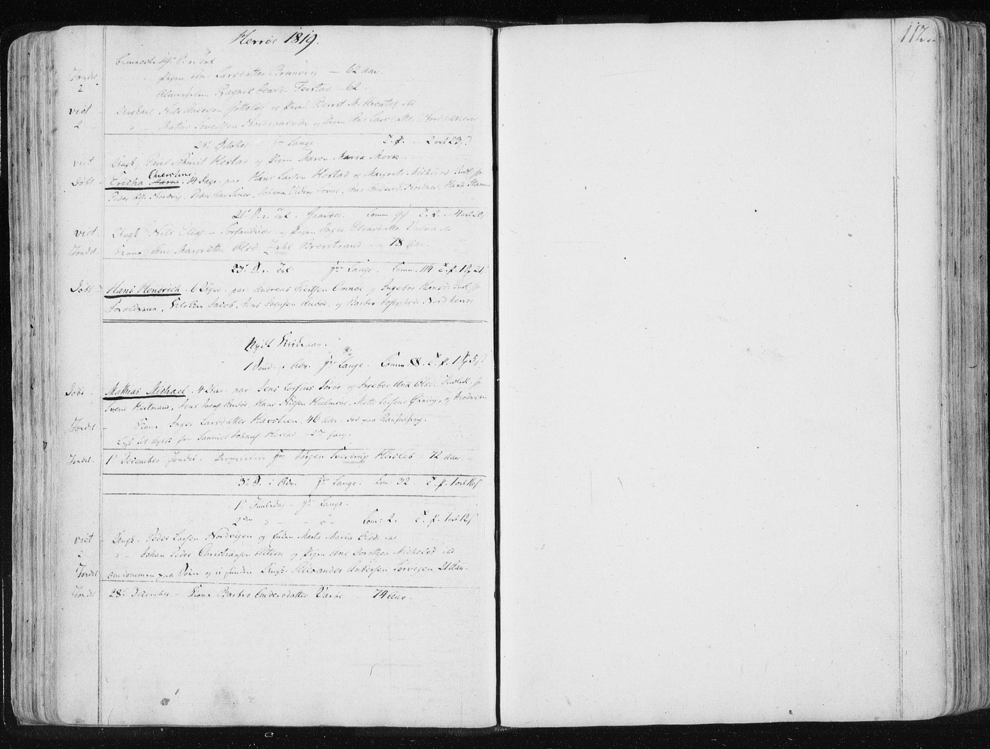 Ministerialprotokoller, klokkerbøker og fødselsregistre - Nordland, AV/SAT-A-1459/830/L0444: Parish register (official) no. 830A08, 1801-1819, p. 112