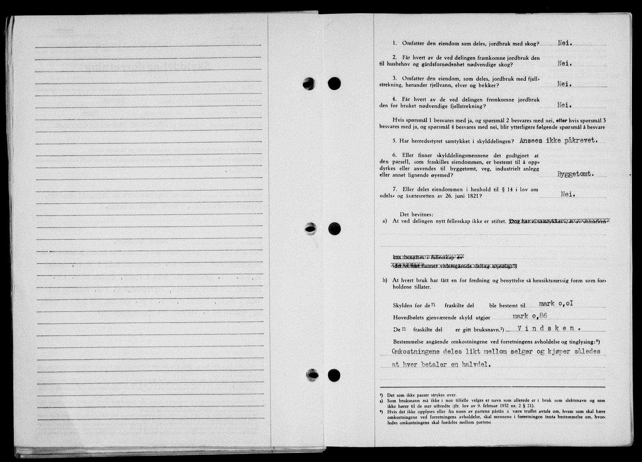Lofoten sorenskriveri, SAT/A-0017/1/2/2C/L0021a: Mortgage book no. 21a, 1949-1949, Diary no: : 2328/1949