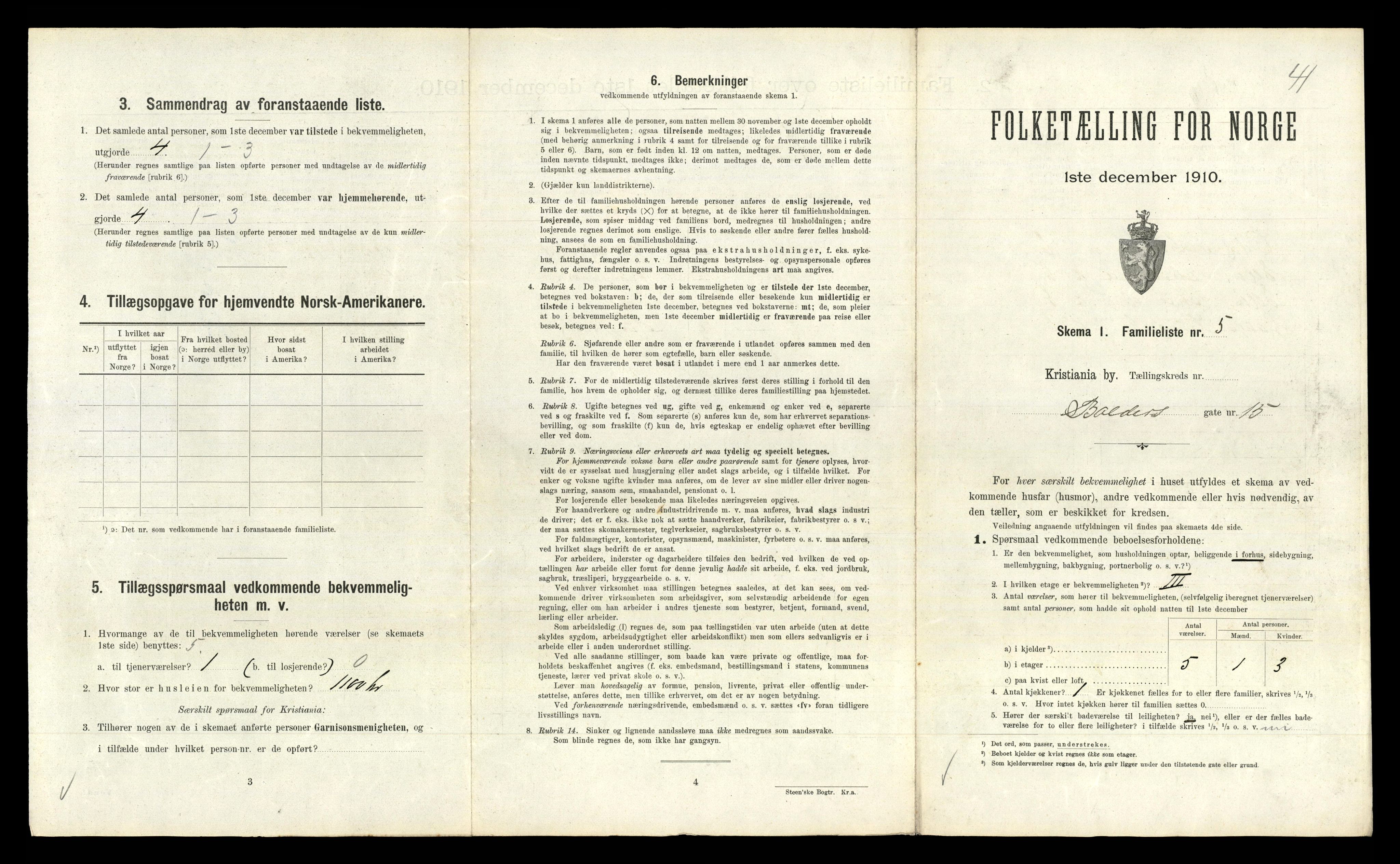 RA, 1910 census for Kristiania, 1910, p. 4471